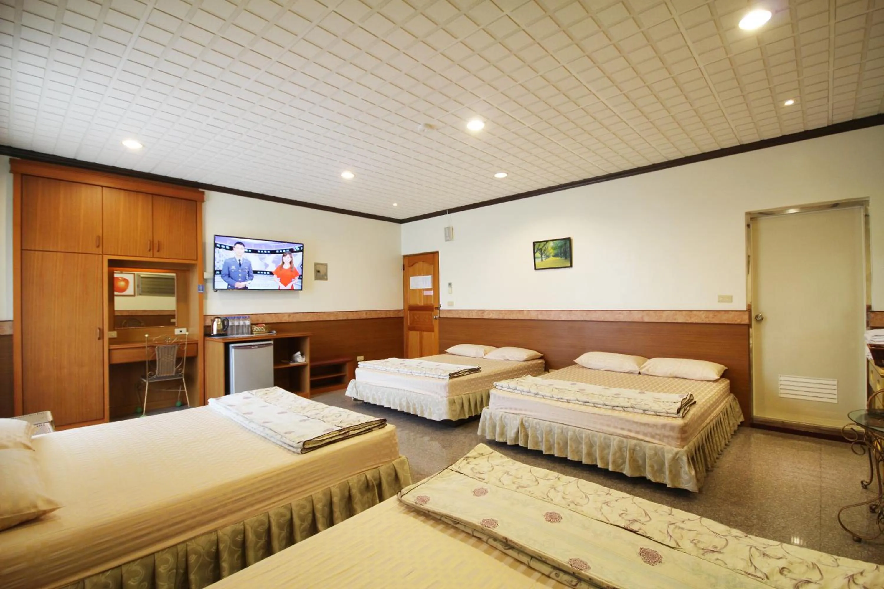 Bed in Pingguo De Jia Du Jia Homestay