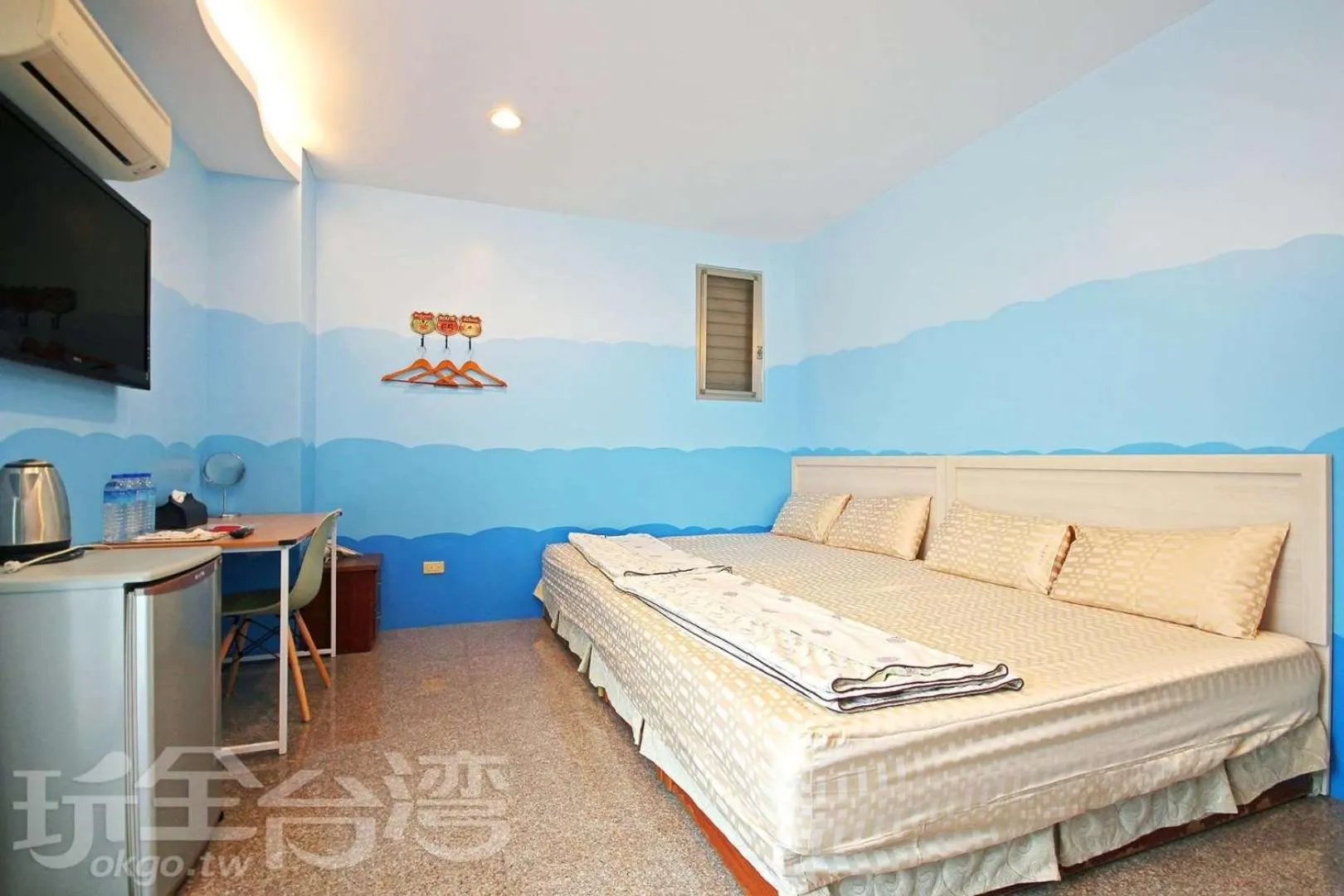 Bed in Pingguo De Jia Du Jia Homestay
