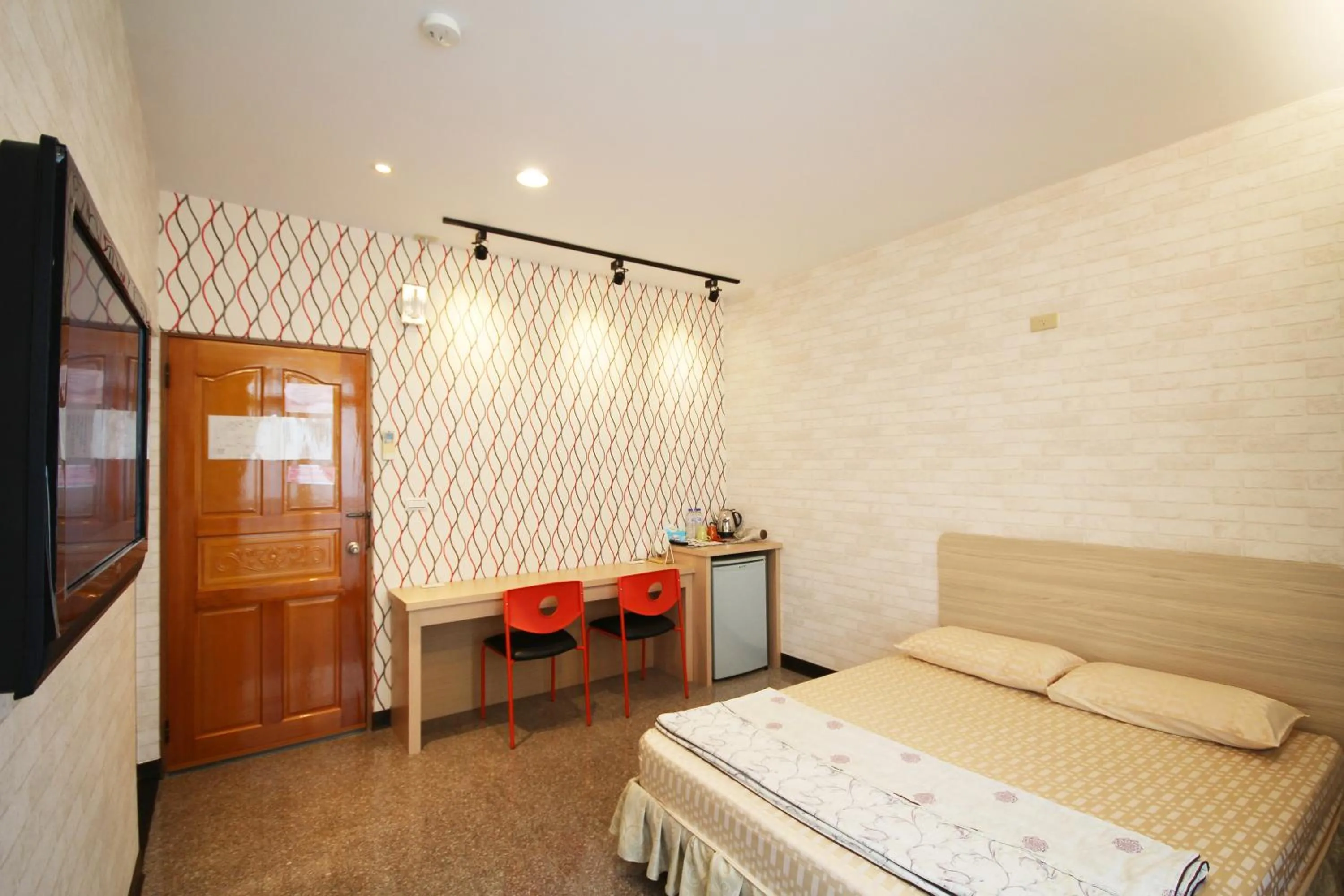 Bed in Pingguo De Jia Du Jia Homestay