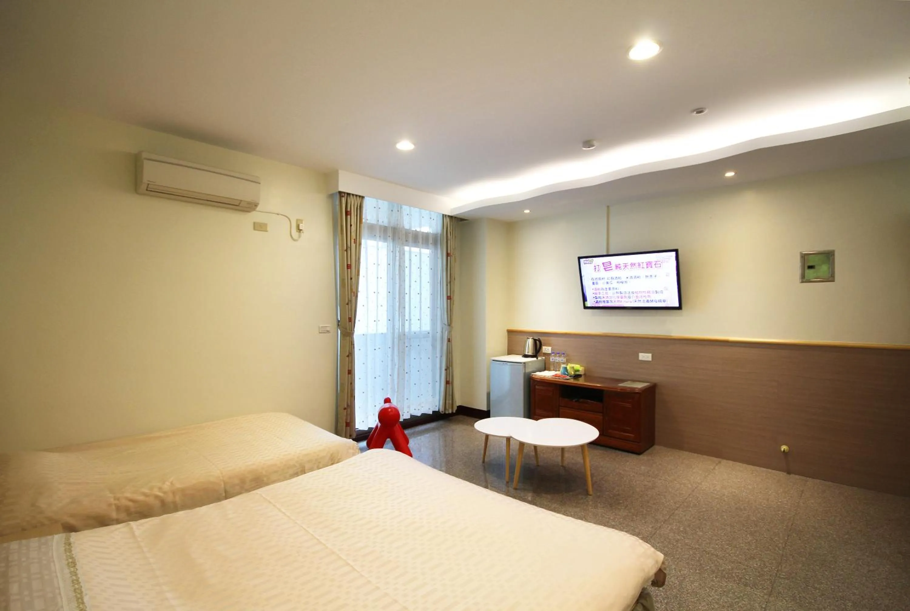 Bed in Pingguo De Jia Du Jia Homestay