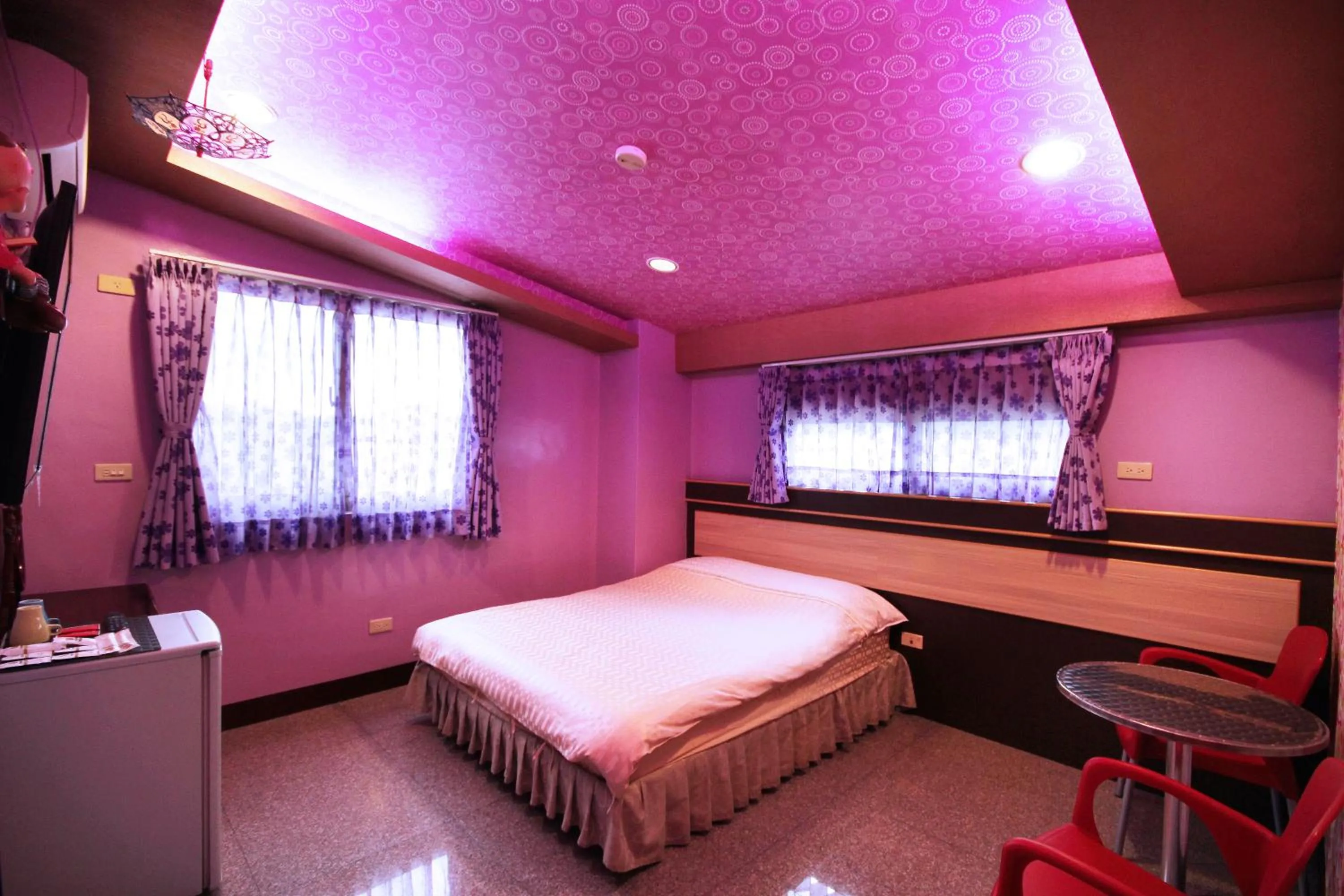 Bed in Pingguo De Jia Du Jia Homestay
