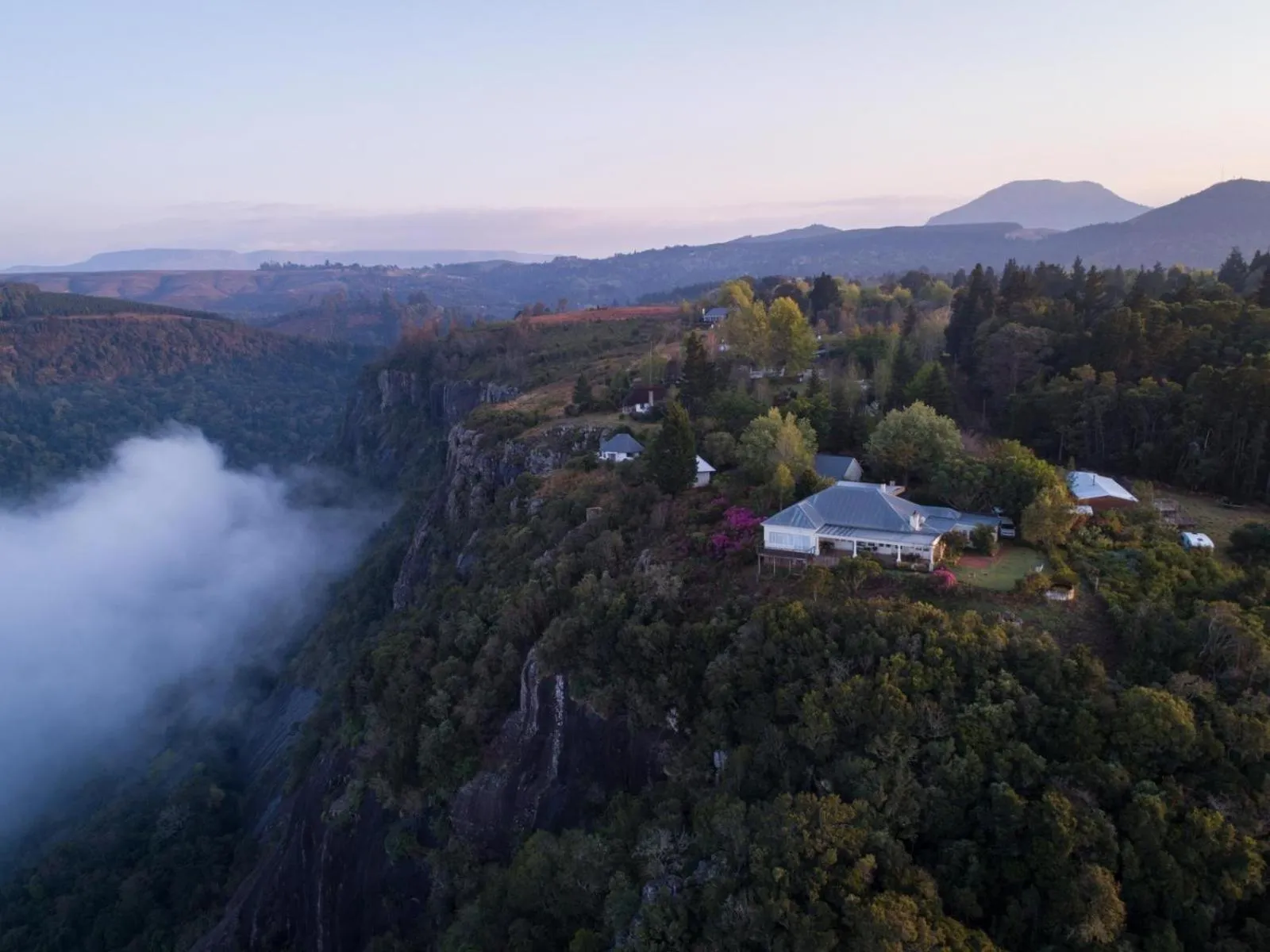 Bird's eye view in The Edge Mountain Retreat