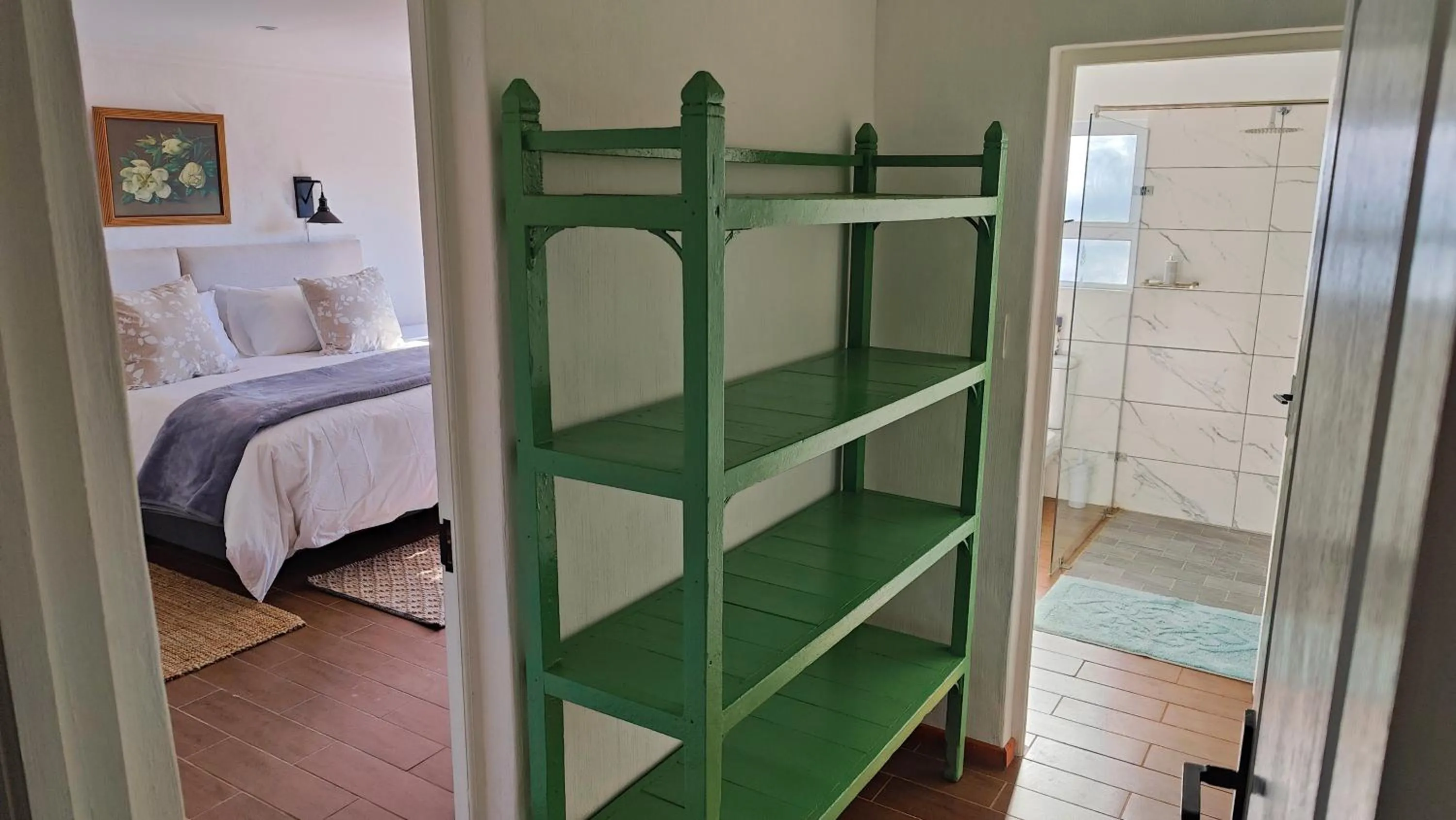 Bed in The Edge Mountain Retreat