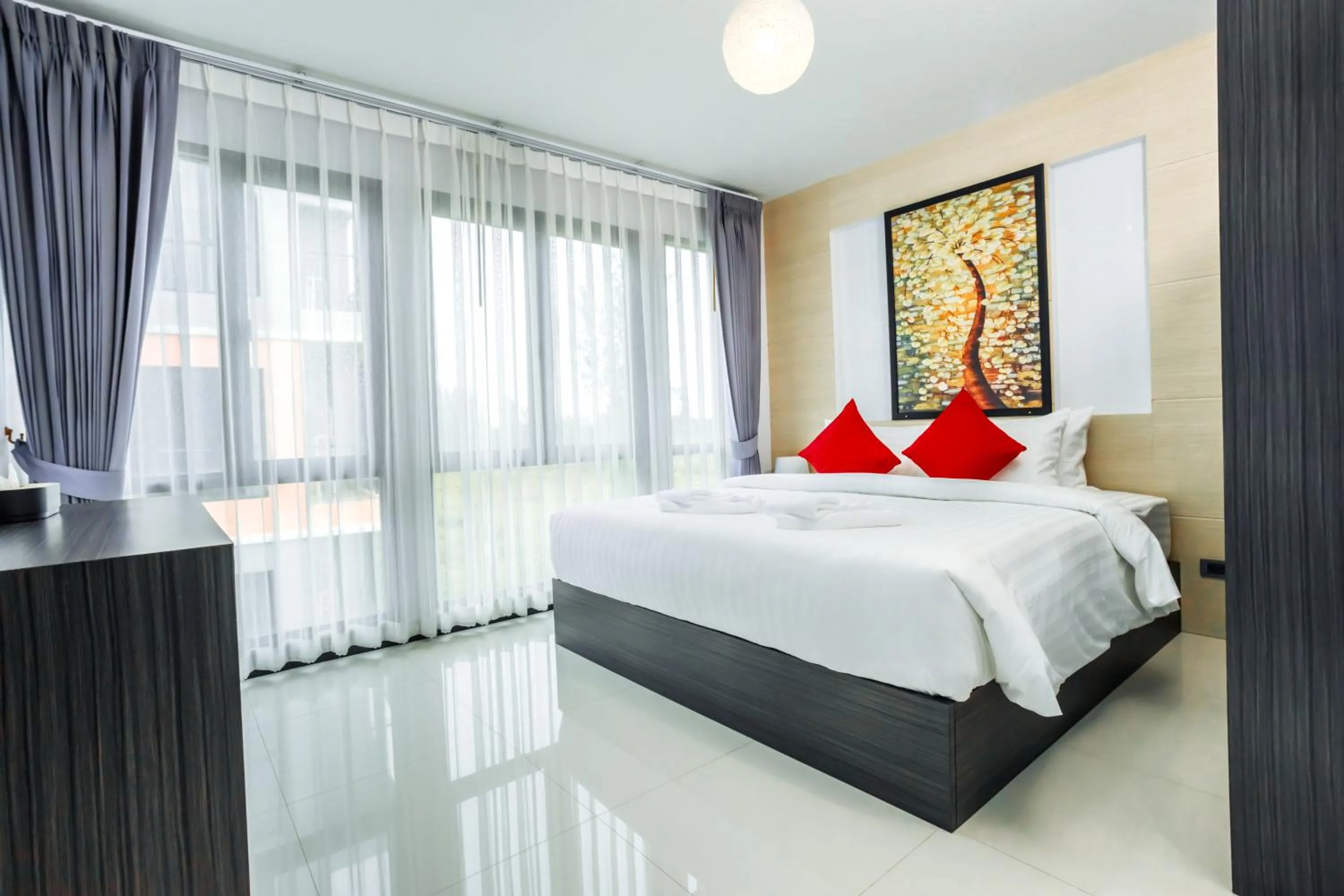 Bedroom, Bed in The Lucky Beach Ao Nang