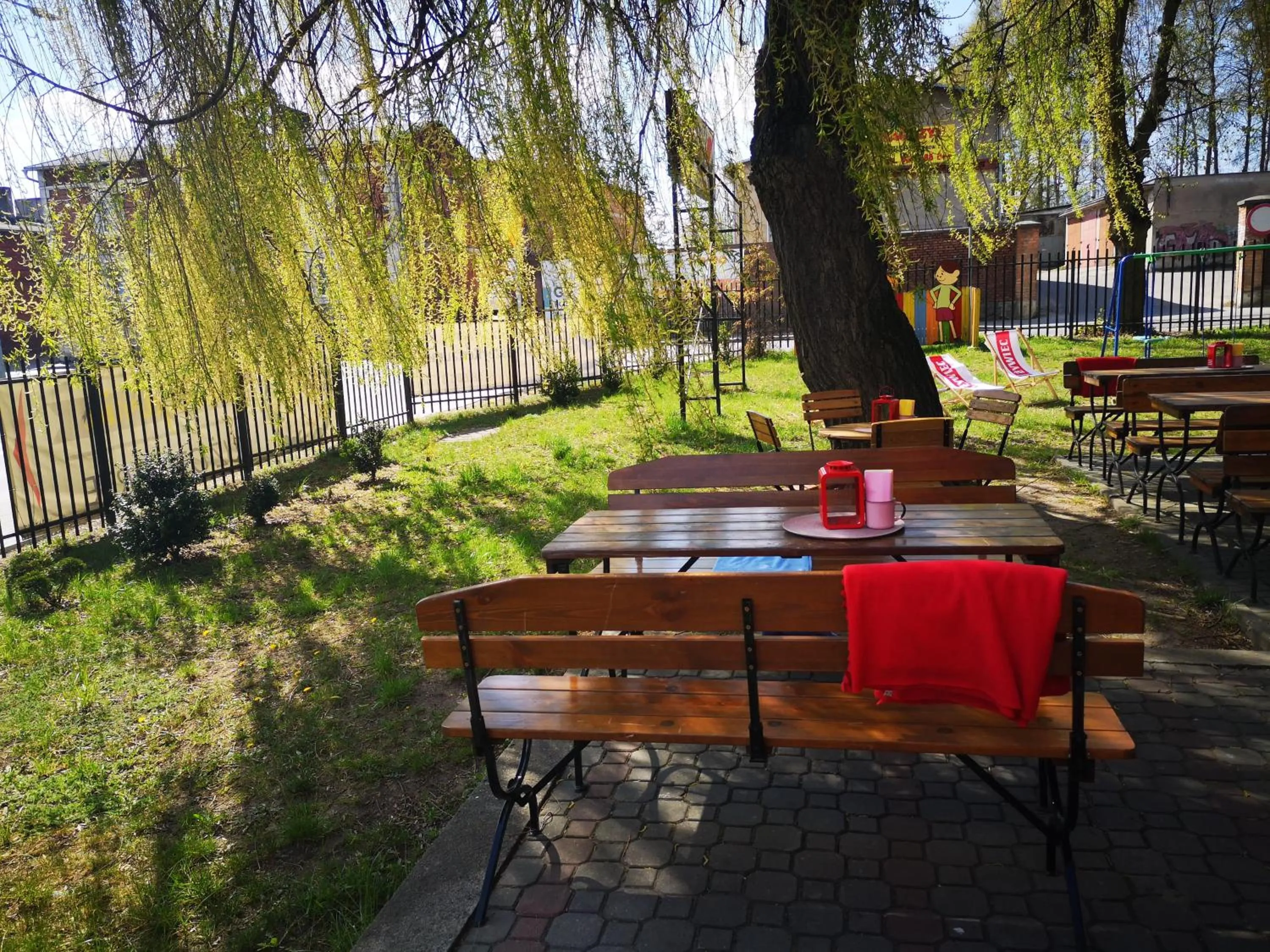 Garden in Hotel Gryf