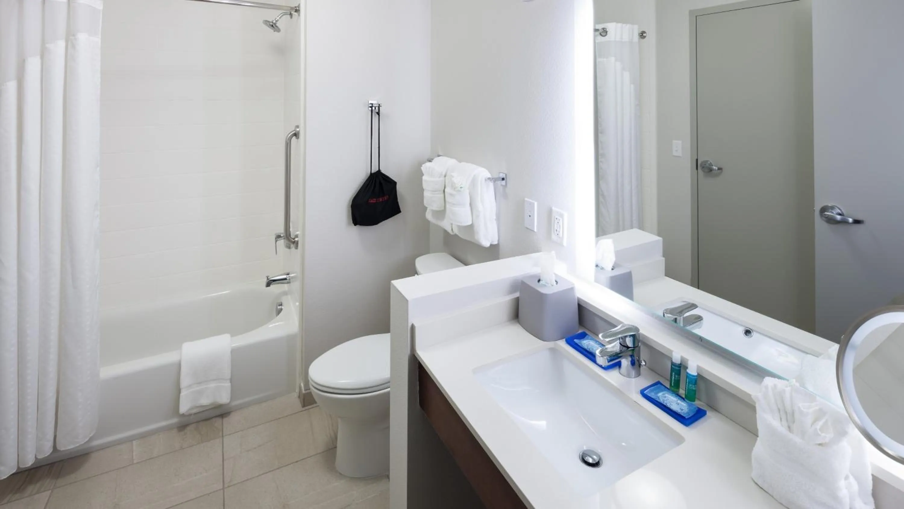Bathroom in Holiday Inn Express & Suites Orlando At SeaWorld by IHG - With Free Shuttle Service to SeaWorld Parks