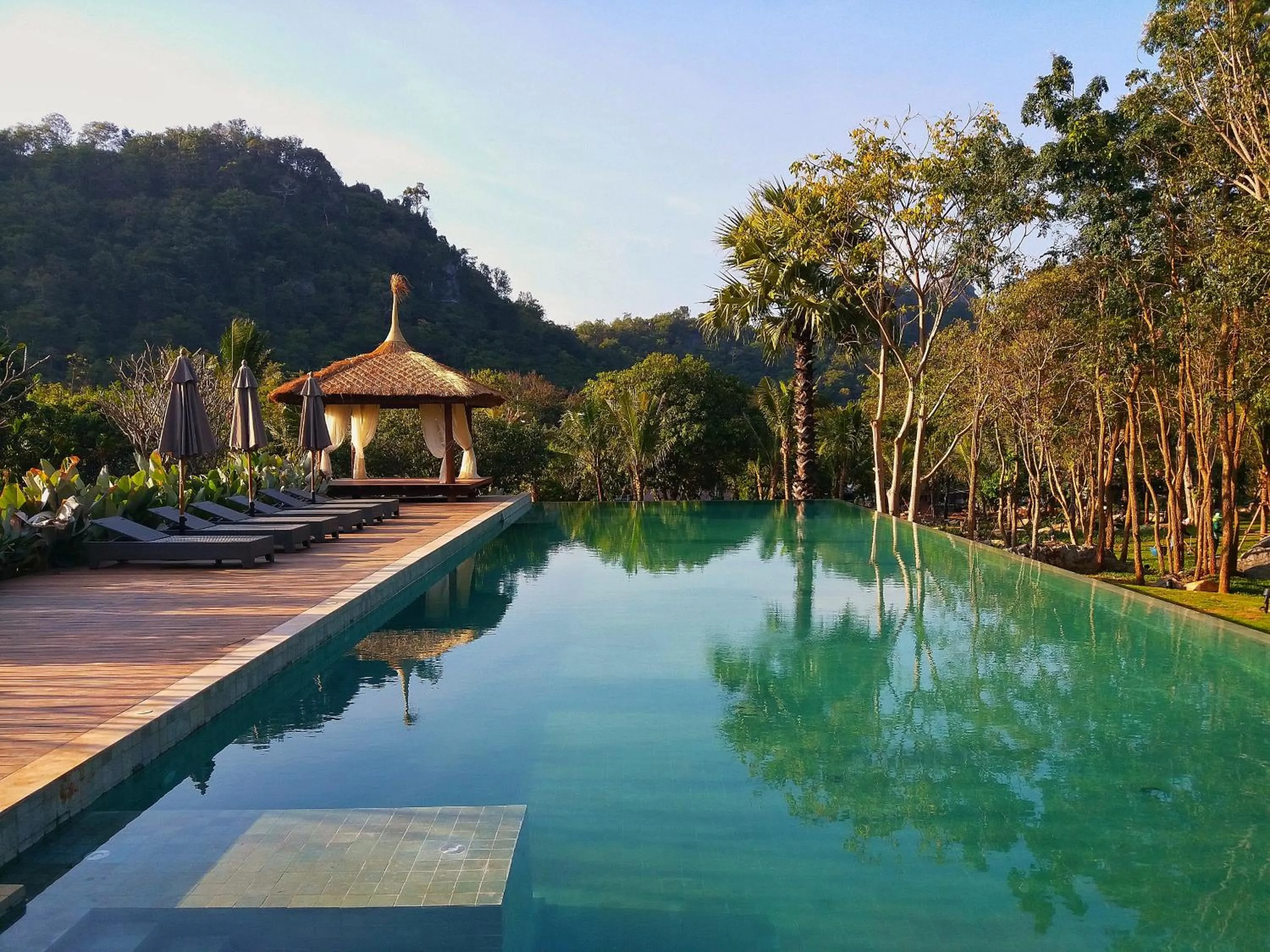 Swimming pool in The Series Resort Khaoyai