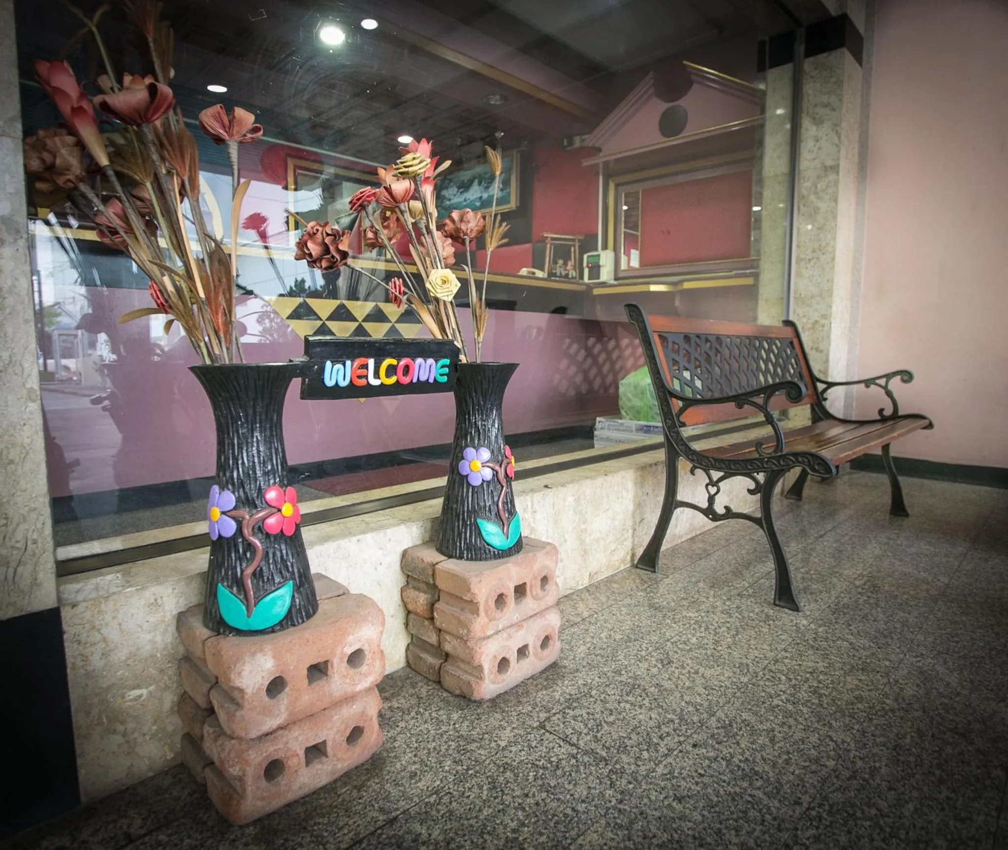 Lobby or reception in Grand Leo Hotel