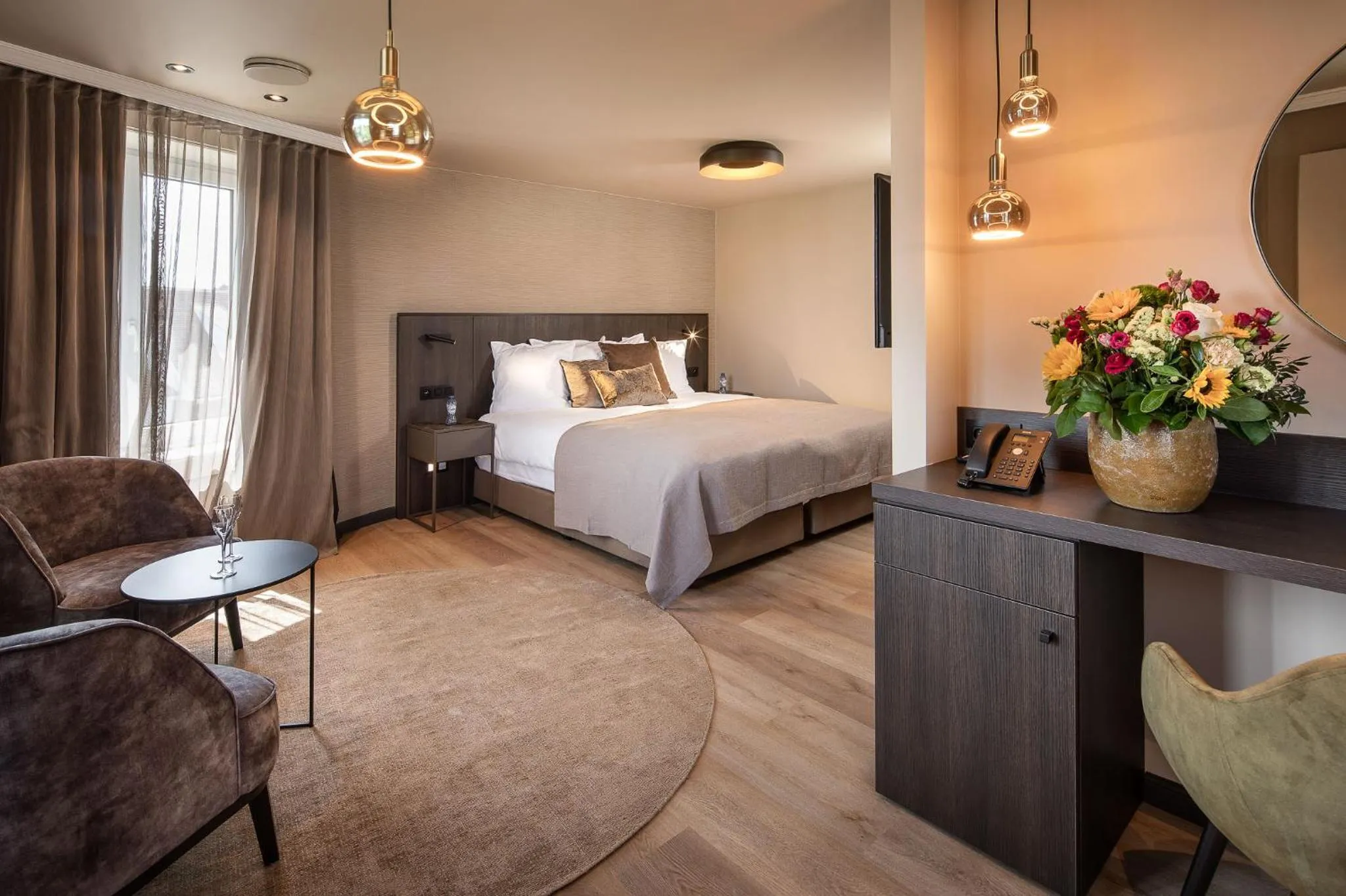 Bed in Hotel Britannia