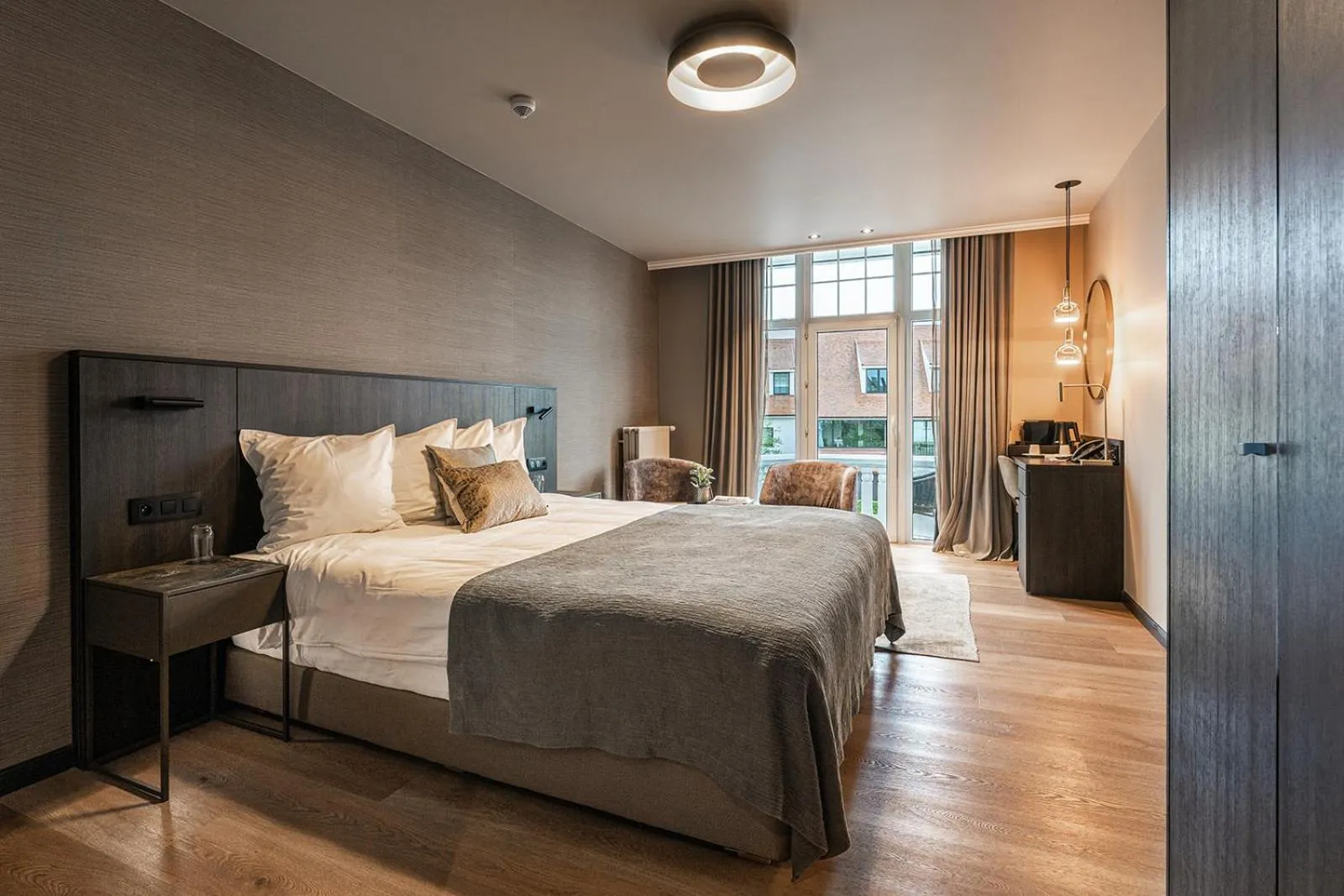 Bed in Hotel Britannia