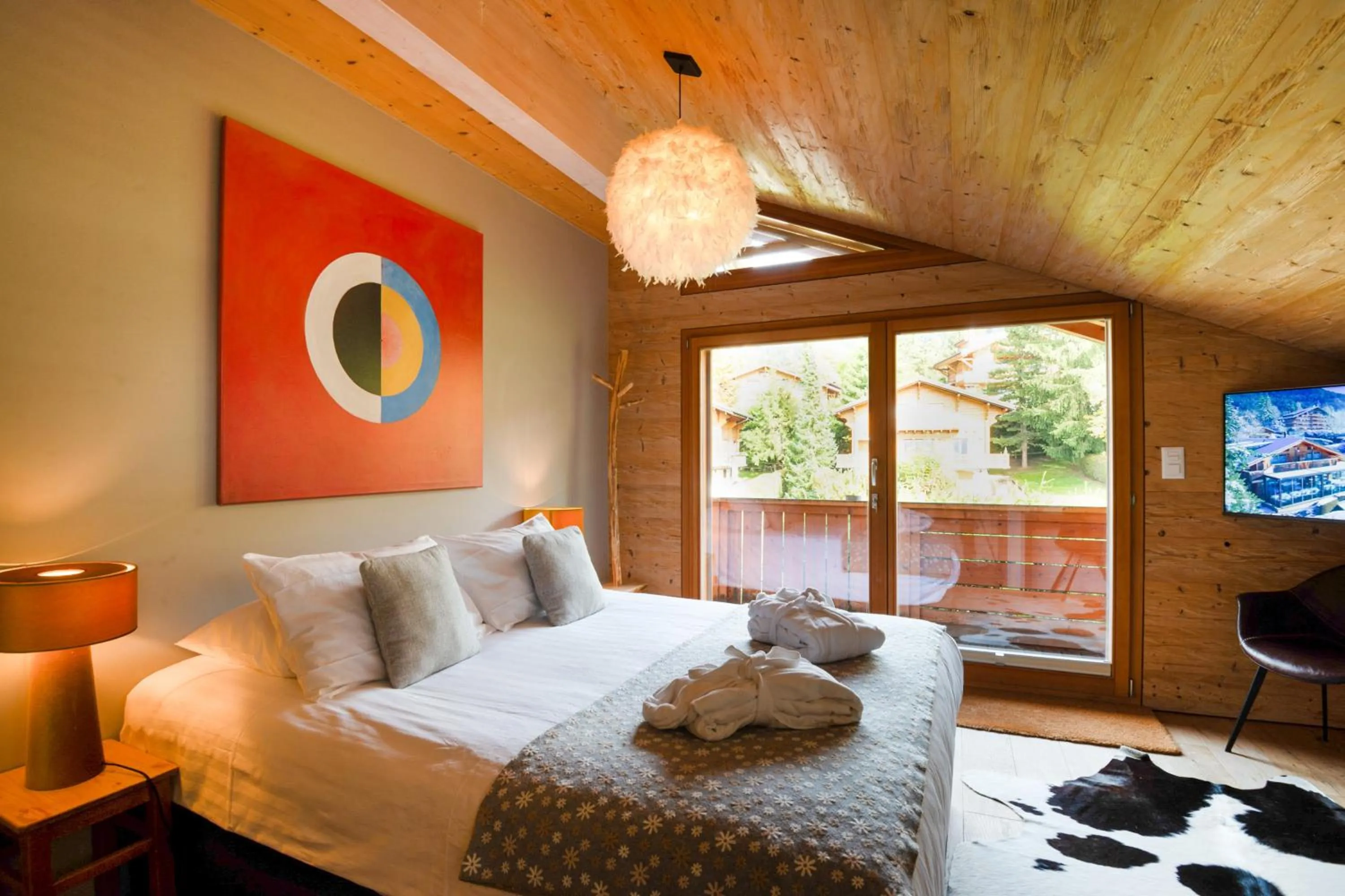 Bed in Les Mazots du Clos