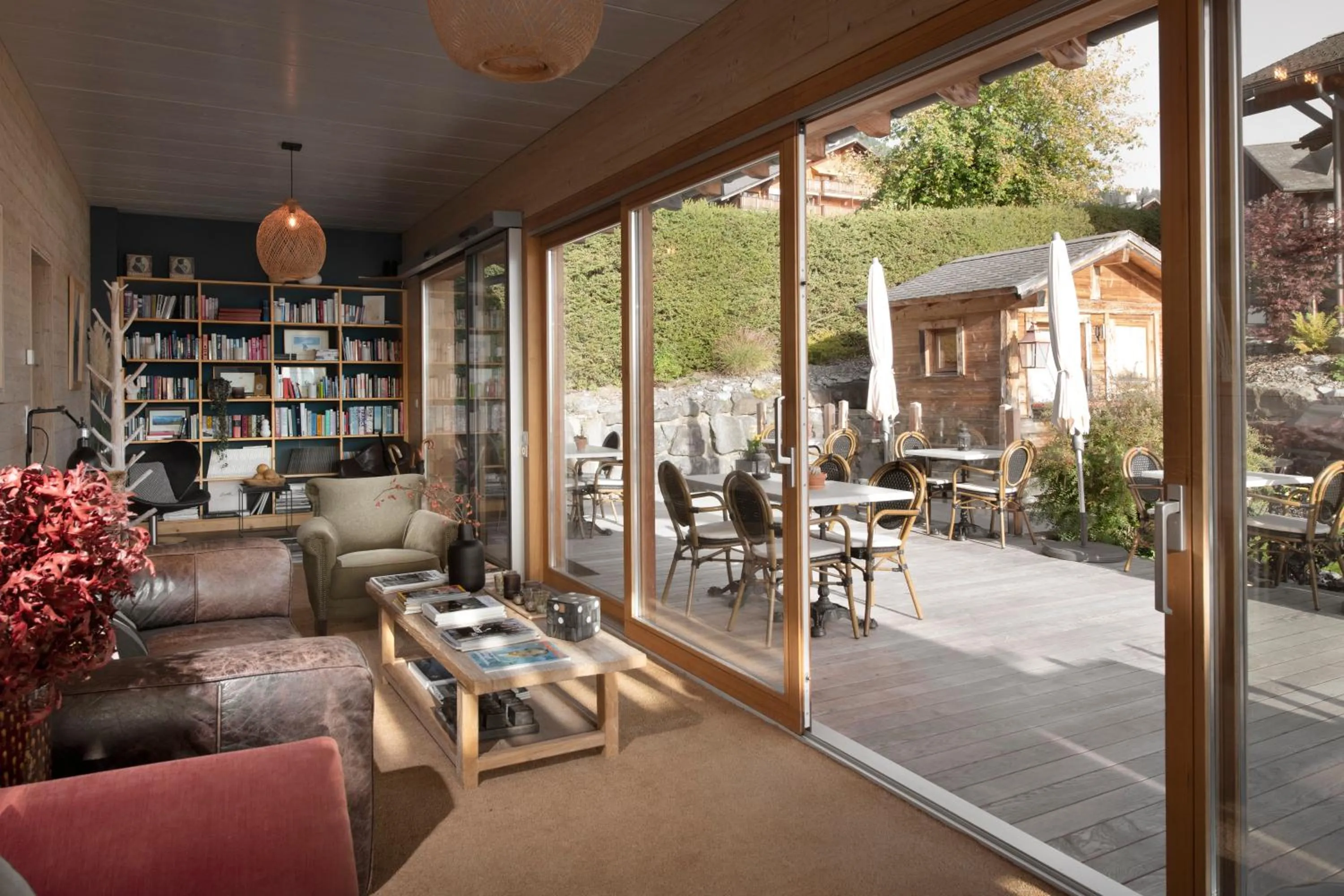 Library in Les Mazots du Clos