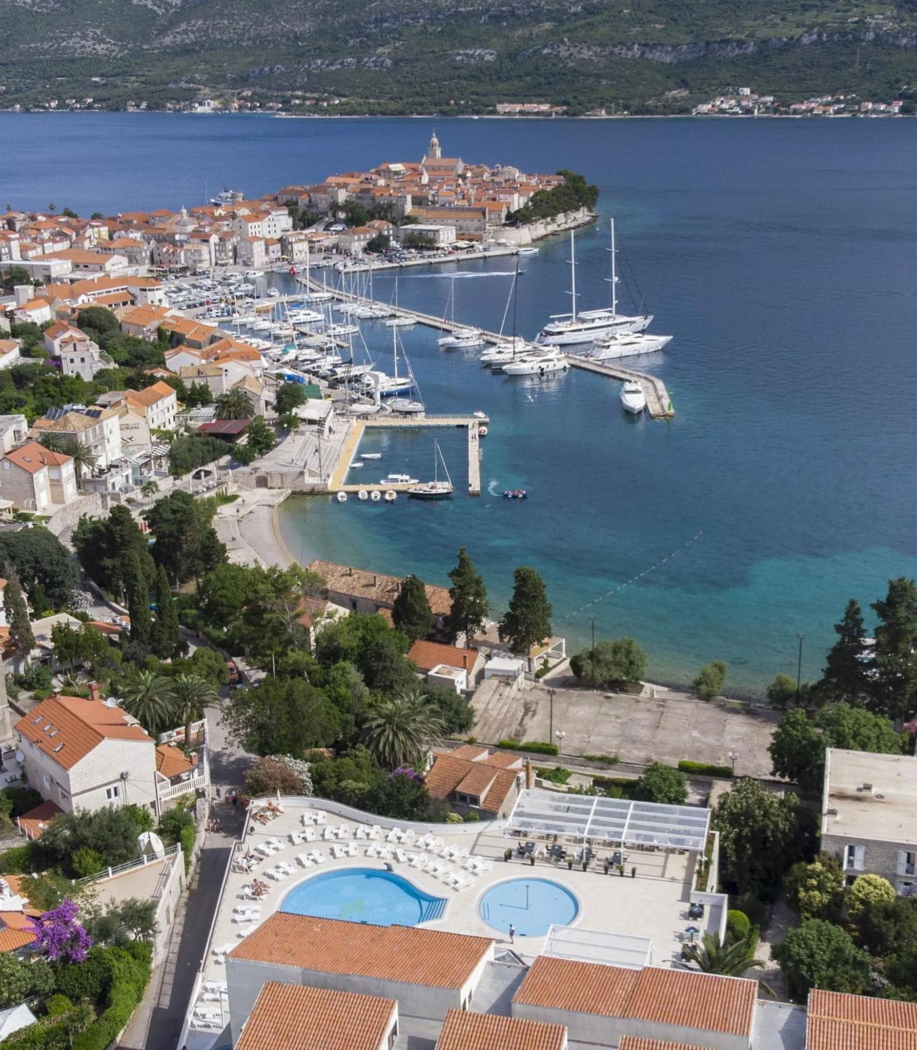 Bird's eye view in Aminess Younique Liburna Hotel