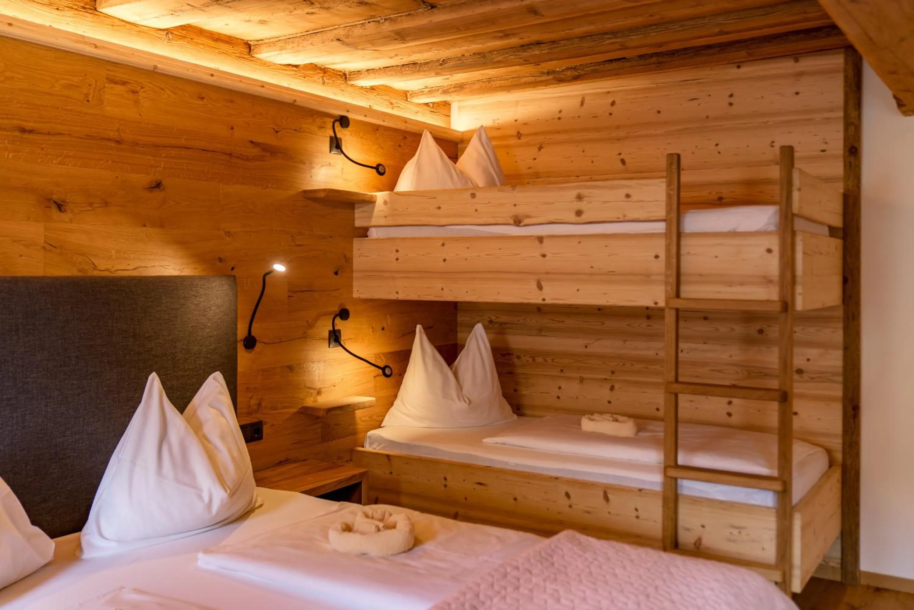 Bed in Das kleine Bio Hotel Tiefenbach