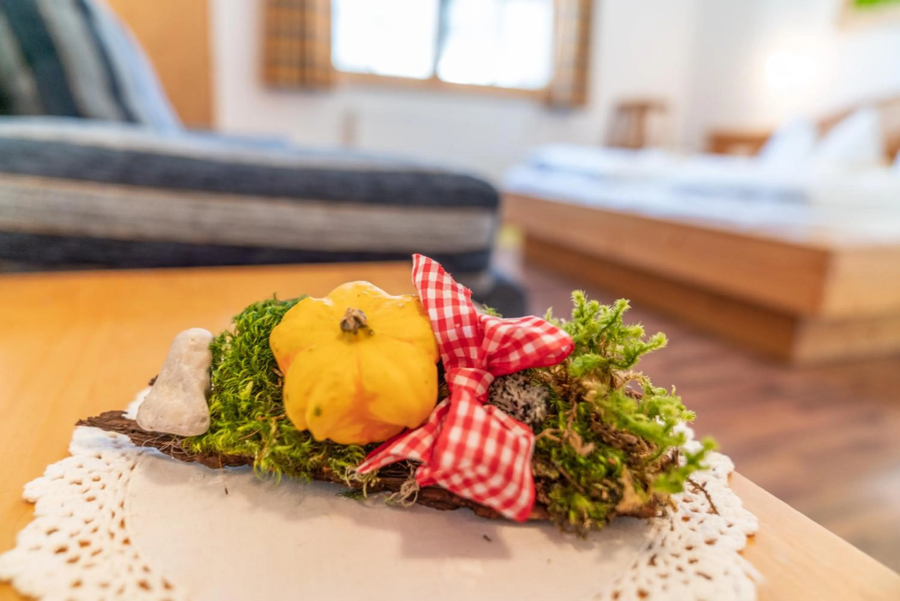 Bed in Das kleine Bio Hotel Tiefenbach