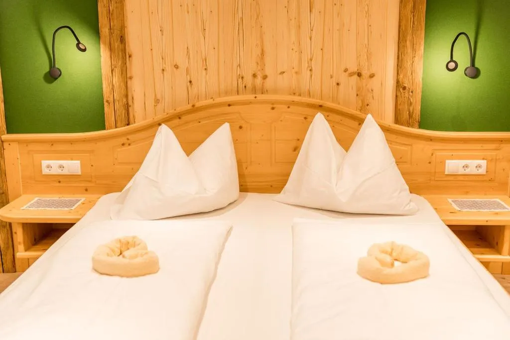 Bed in Das kleine Bio Hotel Tiefenbach