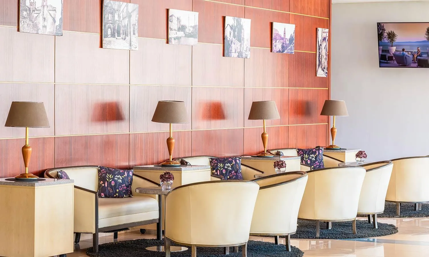 Communal lounge/ TV room in Marko Polo Maradiso Hotel by Aminess