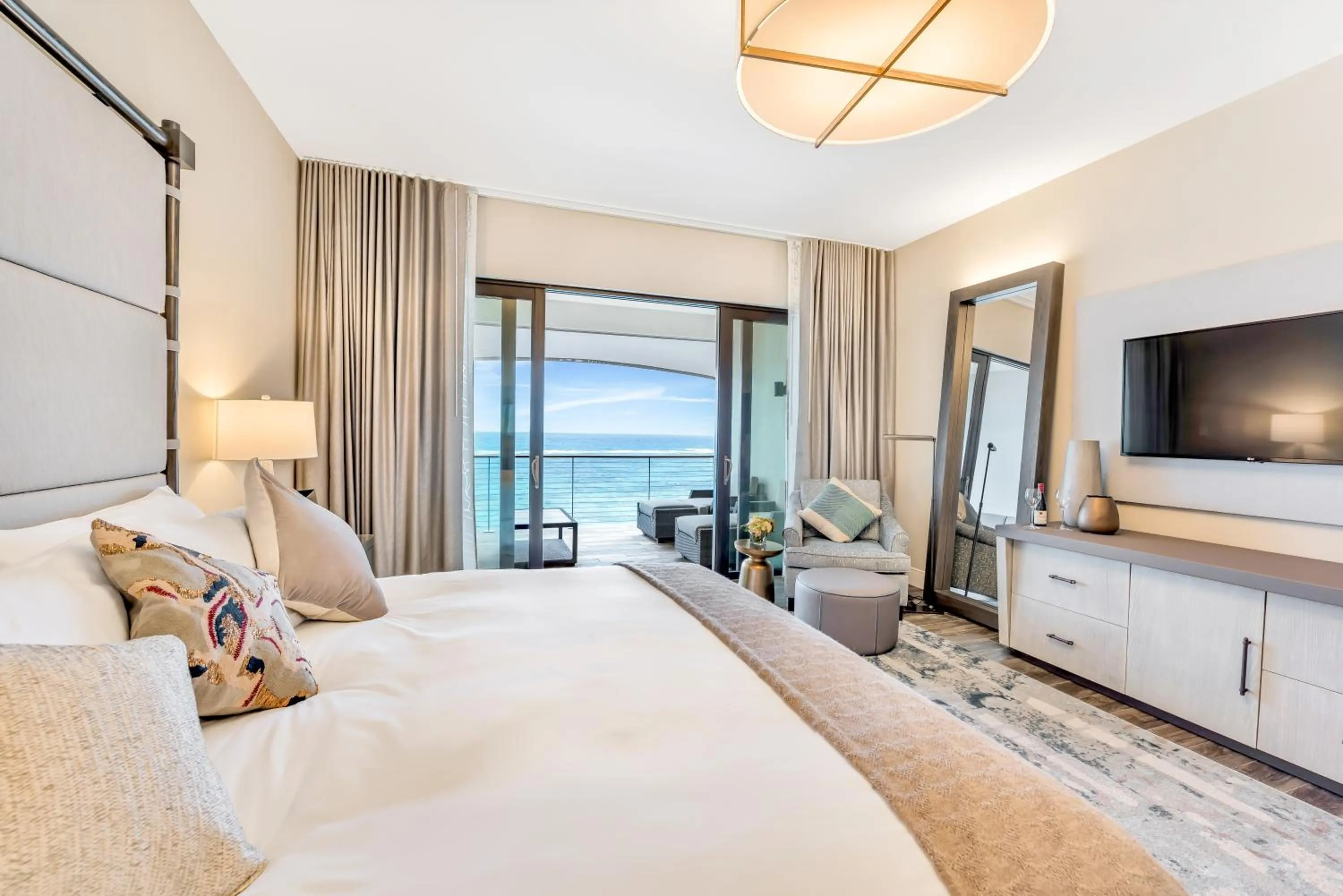 Bedroom in The Loren at Pink Beach