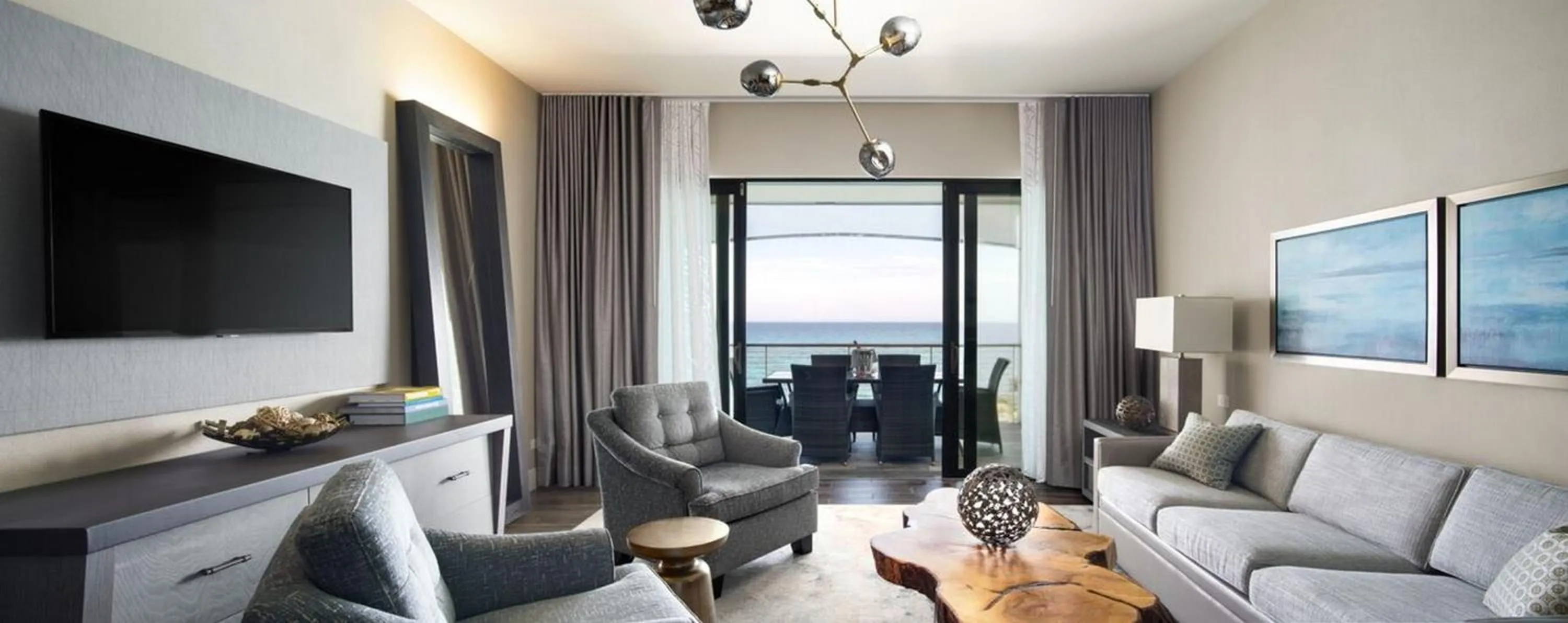 Decorative detail in The Loren at Pink Beach