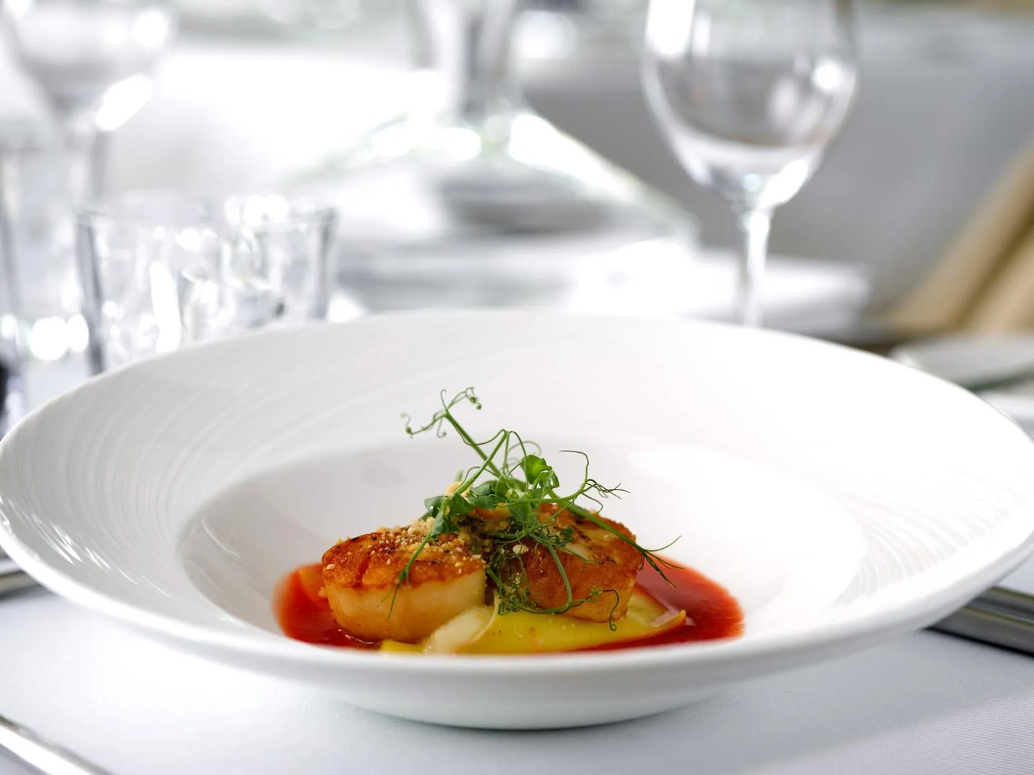 Food close-up in The Loren at Pink Beach