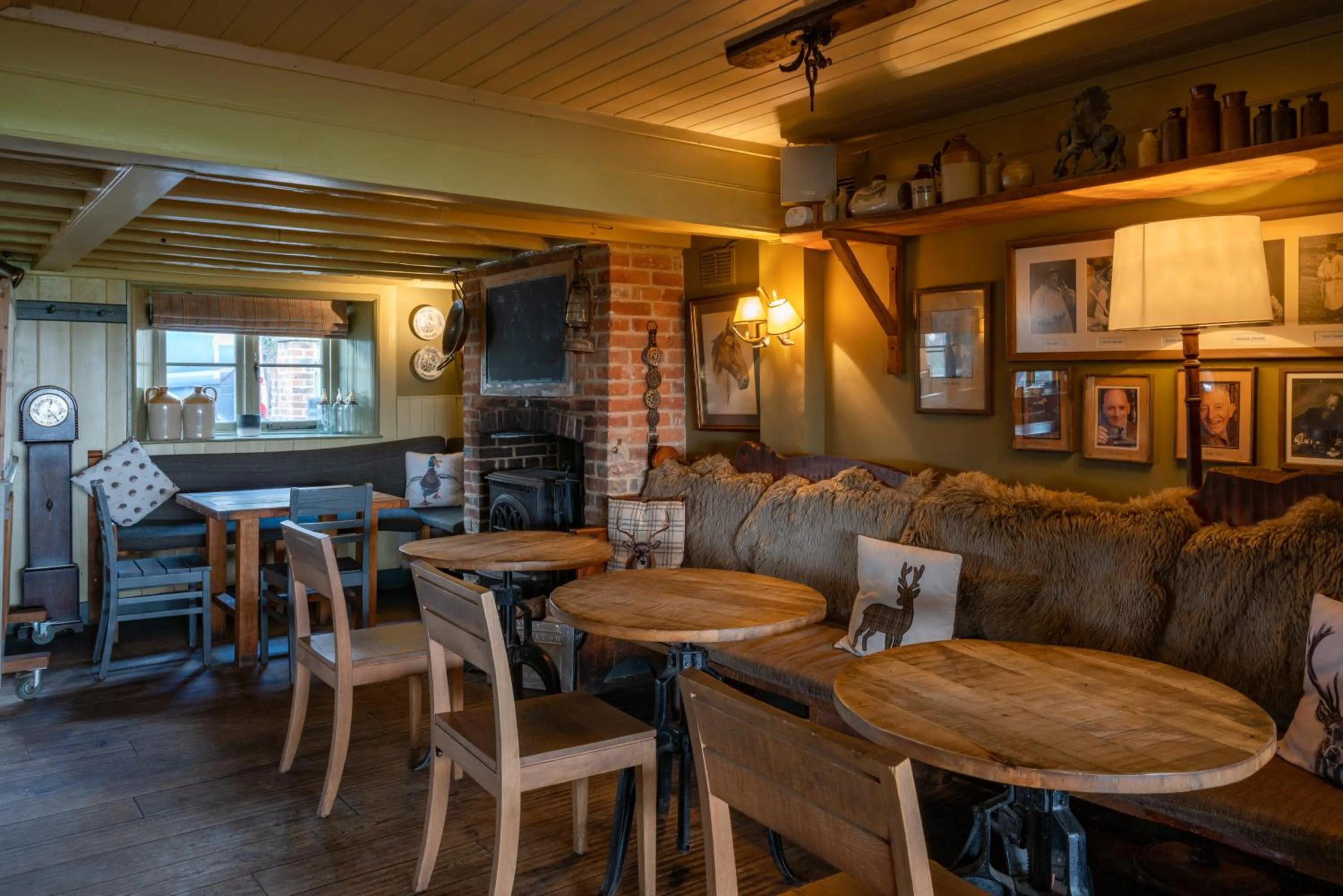 Seating area in The Welldiggers Arms