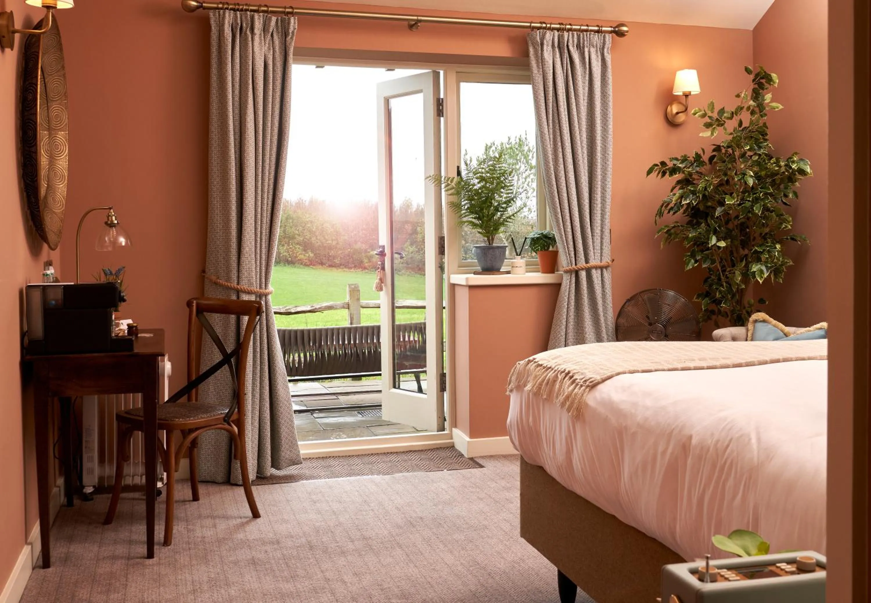 View (from property/room), Bed in The Welldiggers Arms