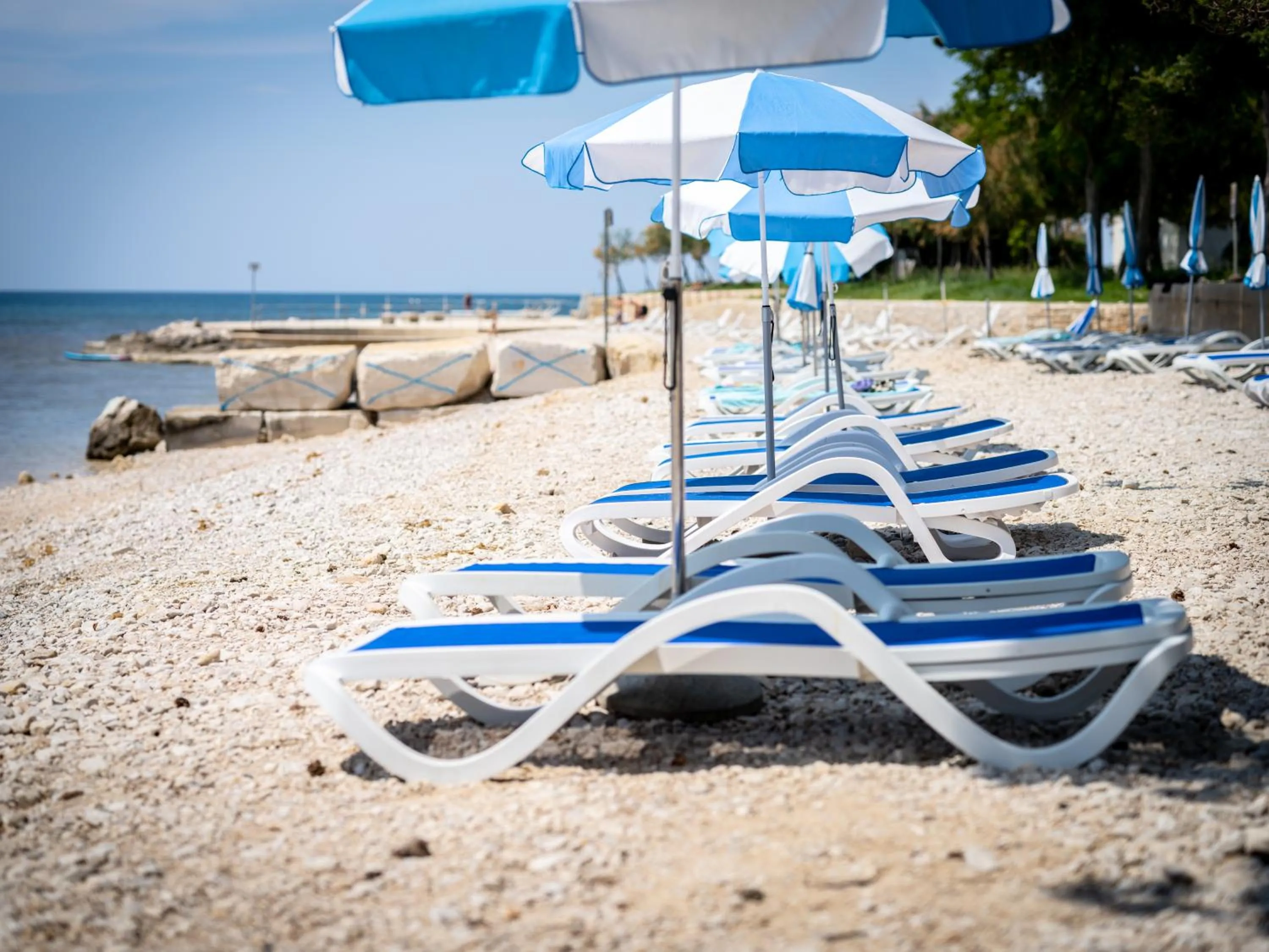 Beach in Hotel Villa Rosetta