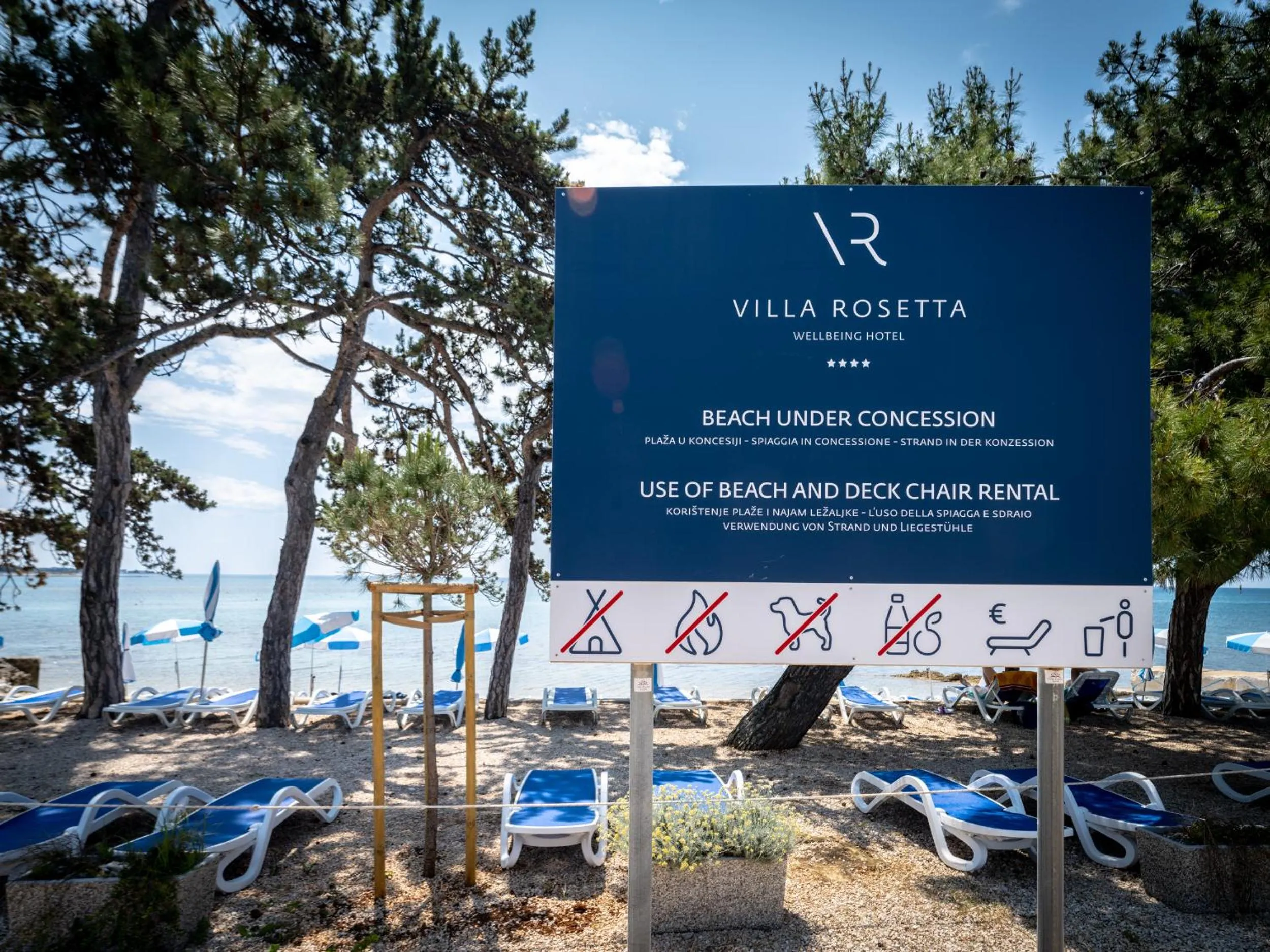 Natural landscape in Hotel Villa Rosetta