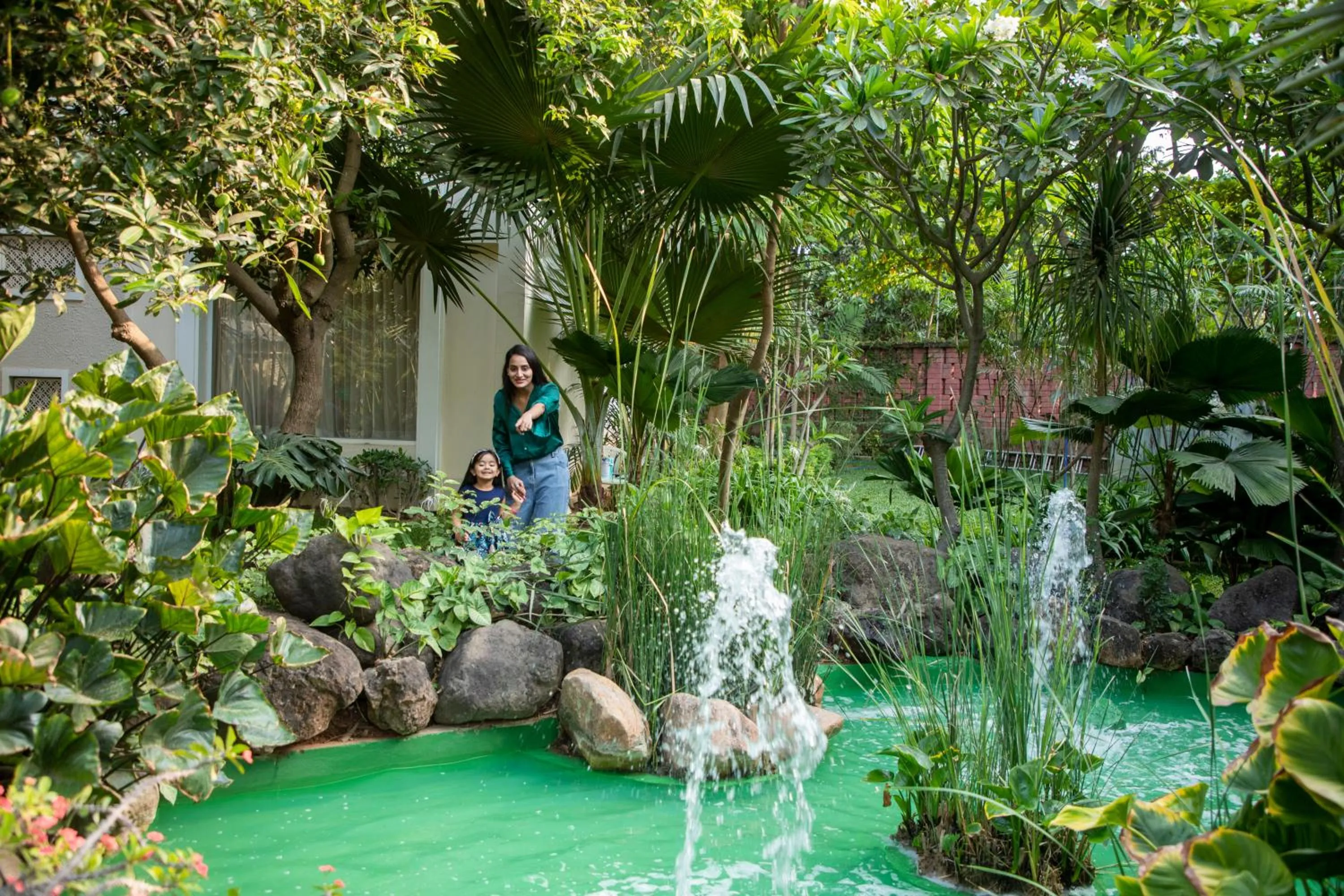 Garden view in The Greenfields Resort and Convention