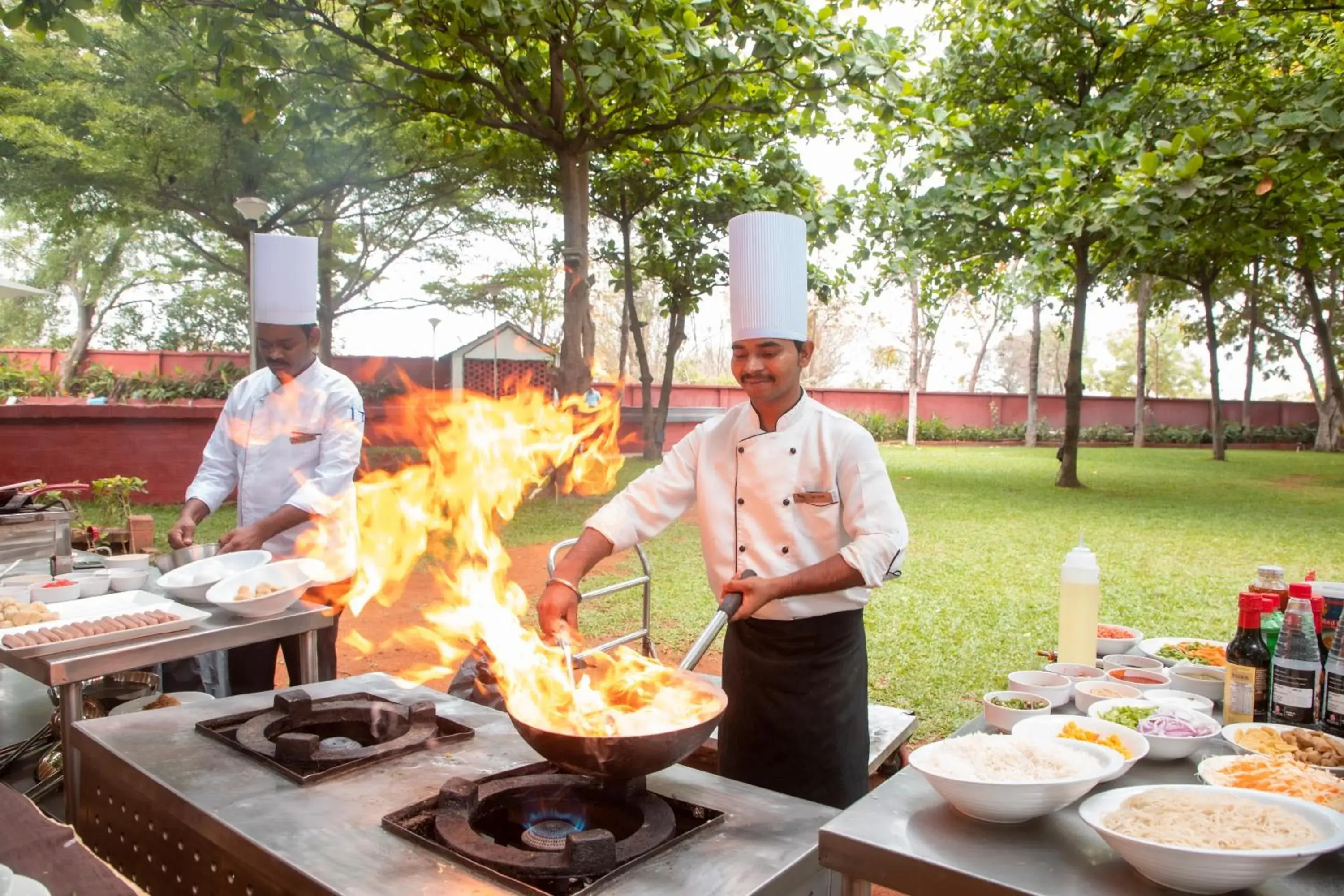Garden view in The Greenfields Resort and Convention Garden view in The Greenfields Resort and Convention