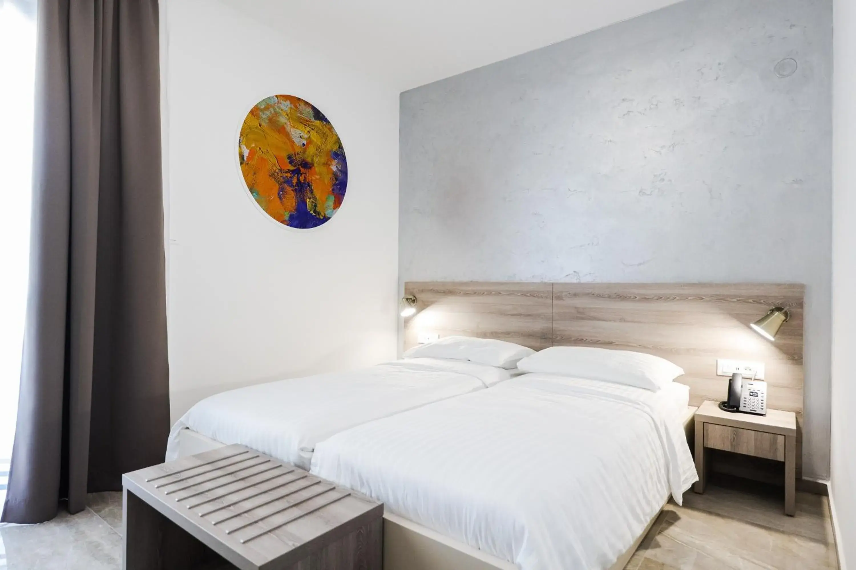 Double or Twin Room with Partial Sea View in Hotel Lucija Double or Twin Room with Partial Sea View in Hotel Lucija