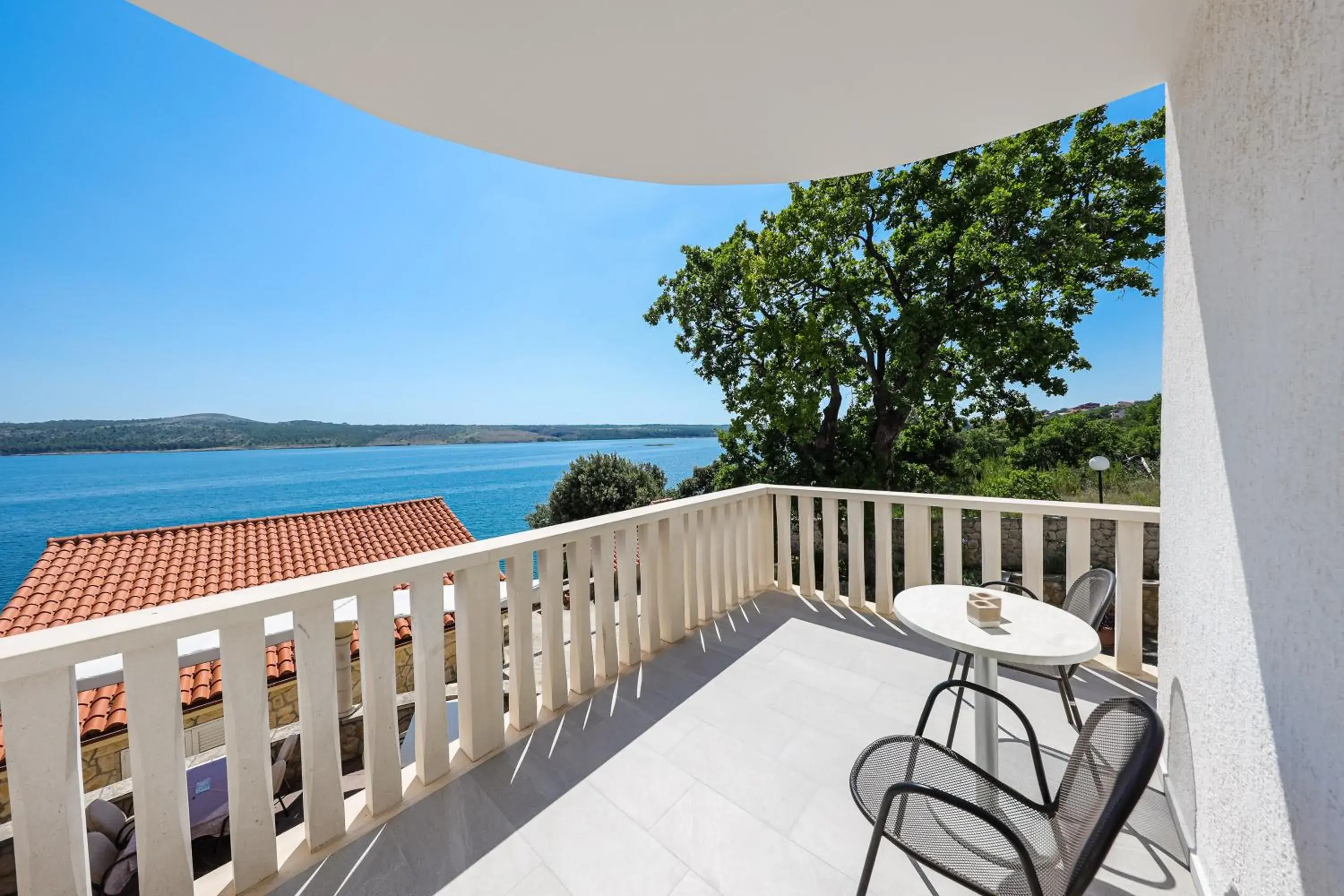Deluxe Double or Twin Room with Sea View in Hotel Lucija Deluxe Double or Twin Room with Sea View in Hotel Lucija
