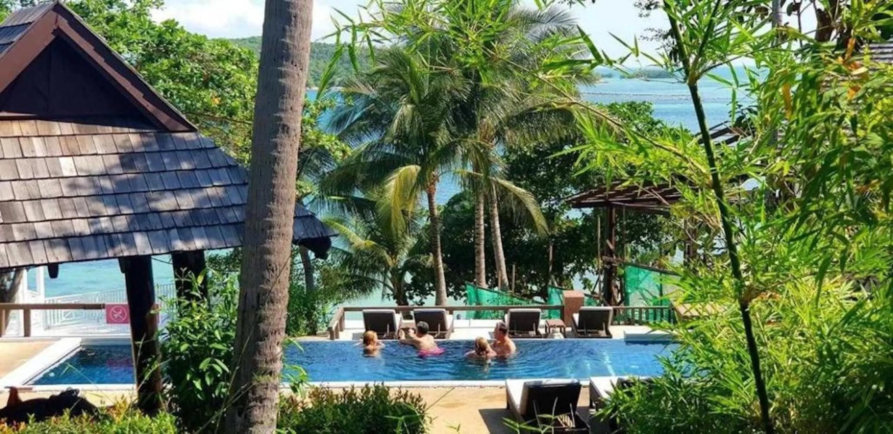 Pool view in Bhundhari Resort & Villas Samui