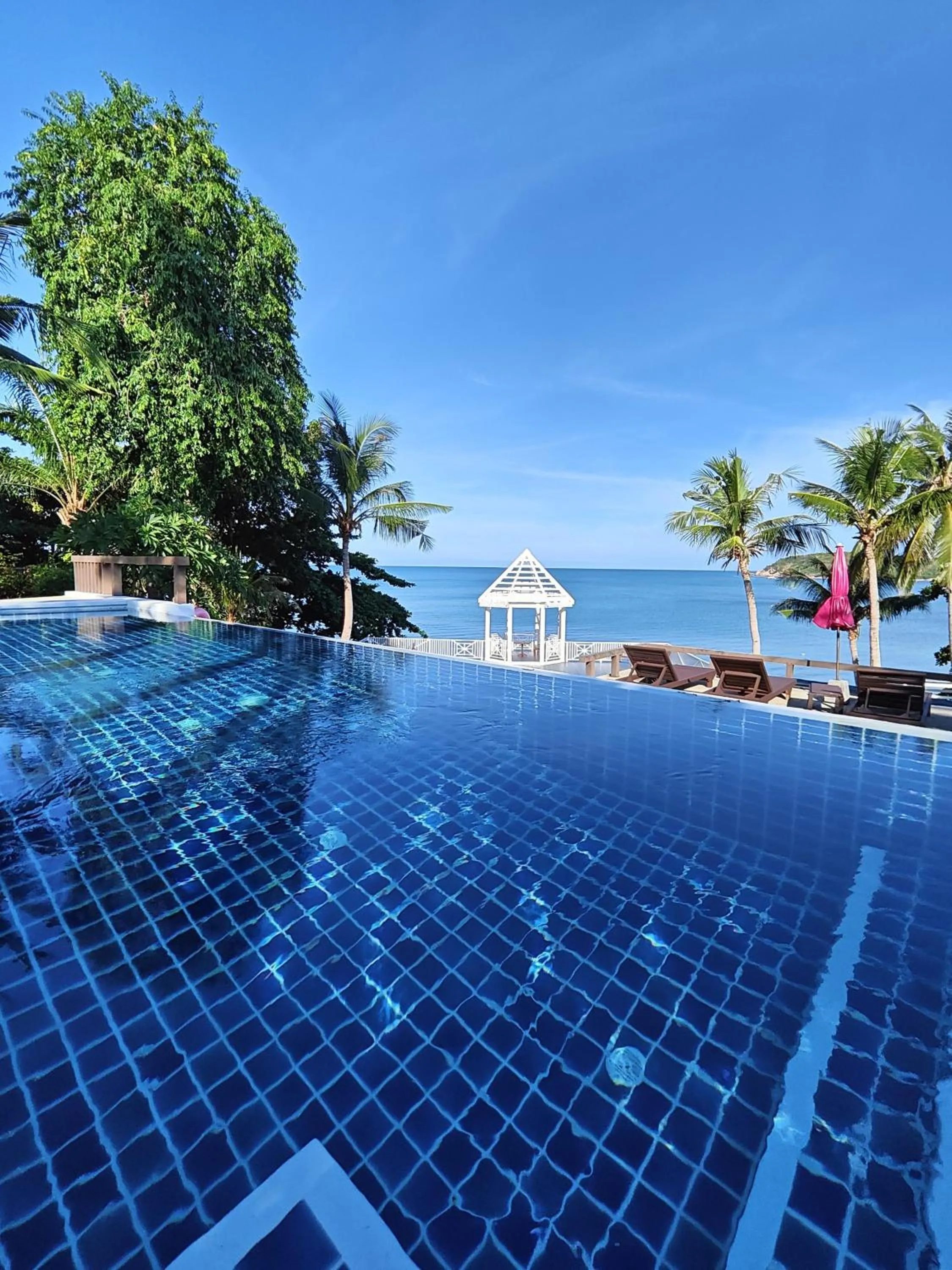 Pool view in Bhundhari Resort & Villas Samui