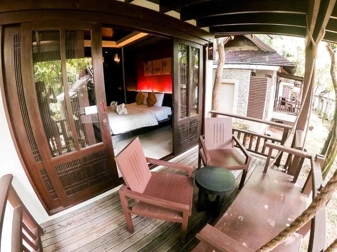 Balcony/Terrace in Bhundhari Resort & Villas Samui