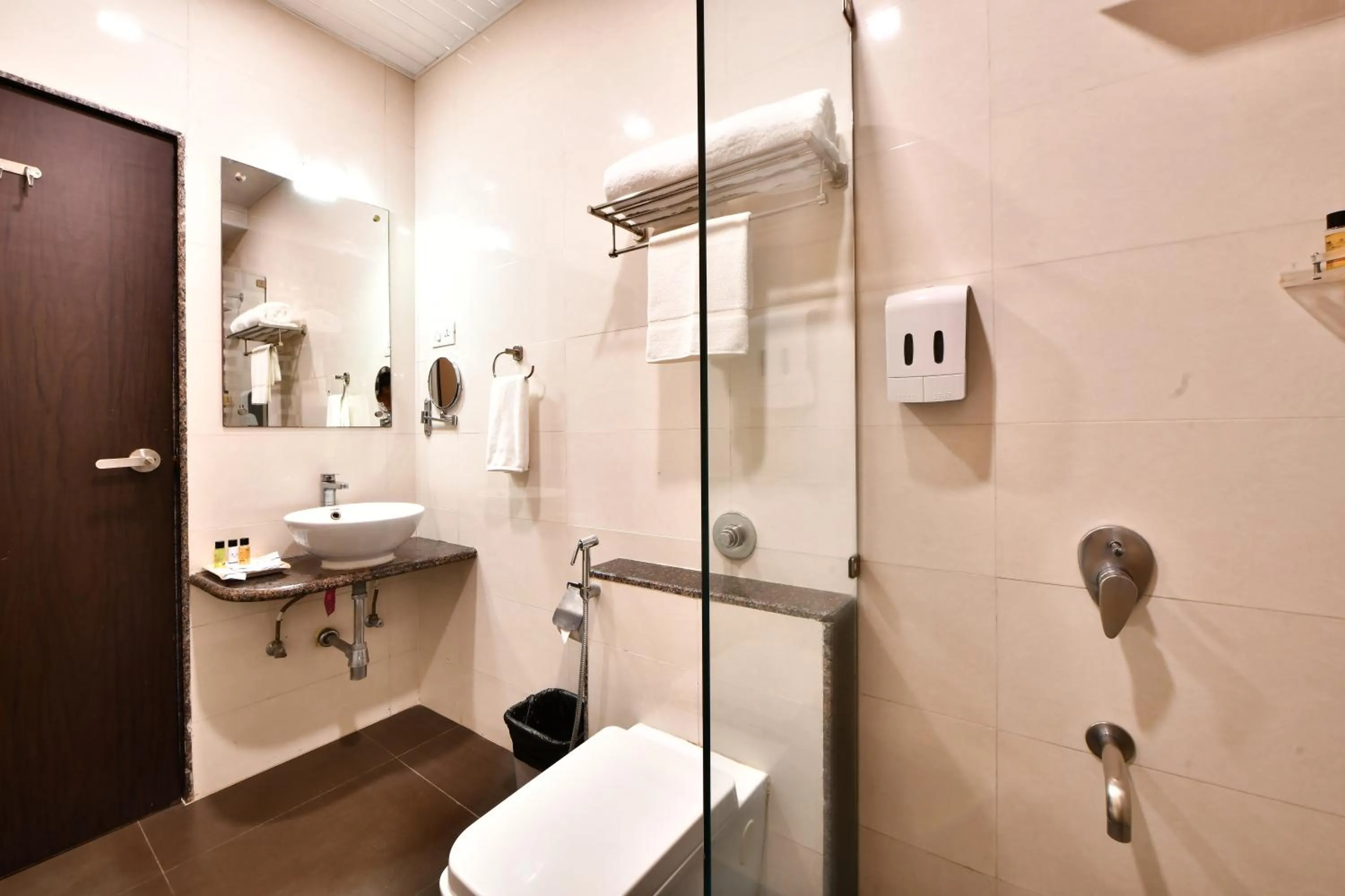 Bathroom in Click Hotel Sagar Plaza Chakan, Pune