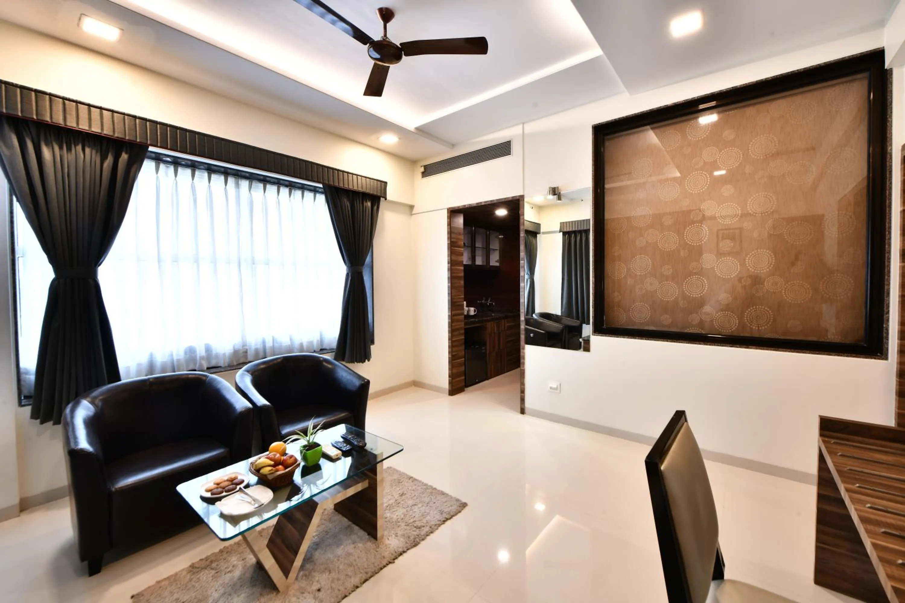 Living room in Click Hotel Sagar Plaza Chakan, Pune