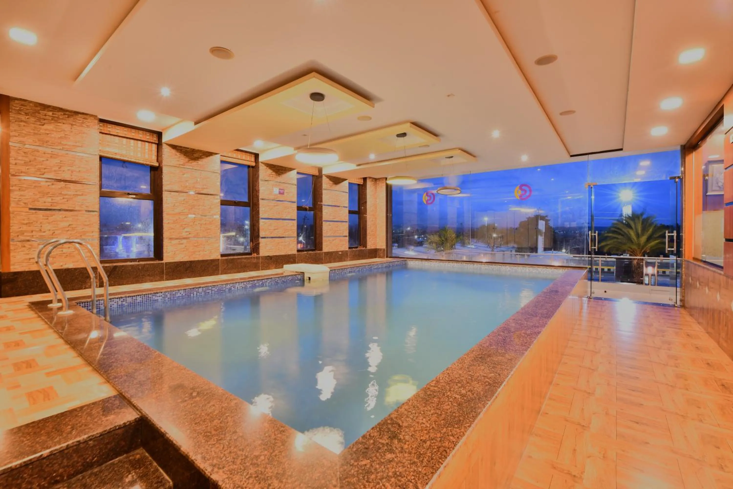 Swimming pool in Click Hotel Sagar Plaza Chakan, Pune