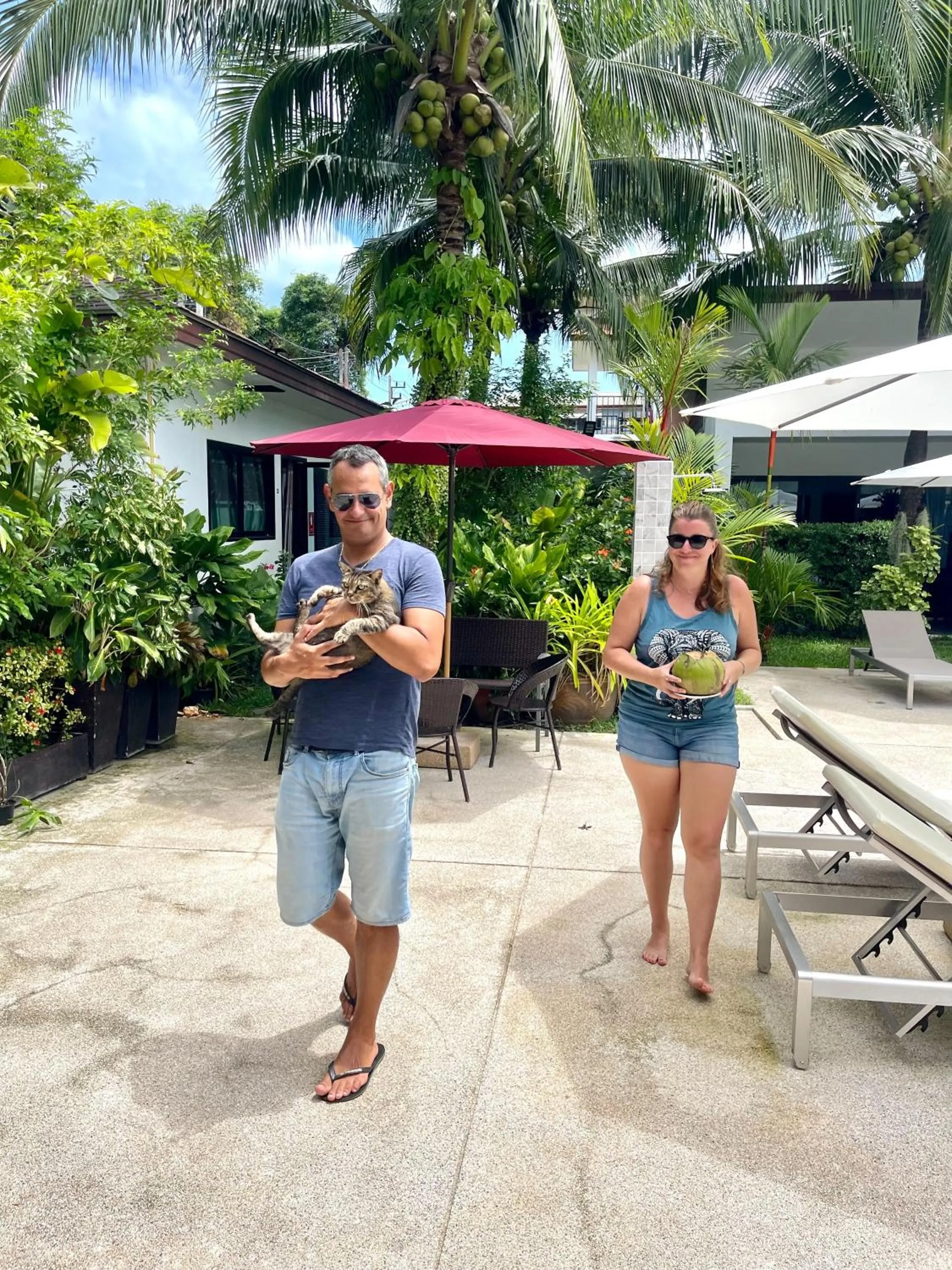 Guests in Lotus Bleu Resort & Restaurant