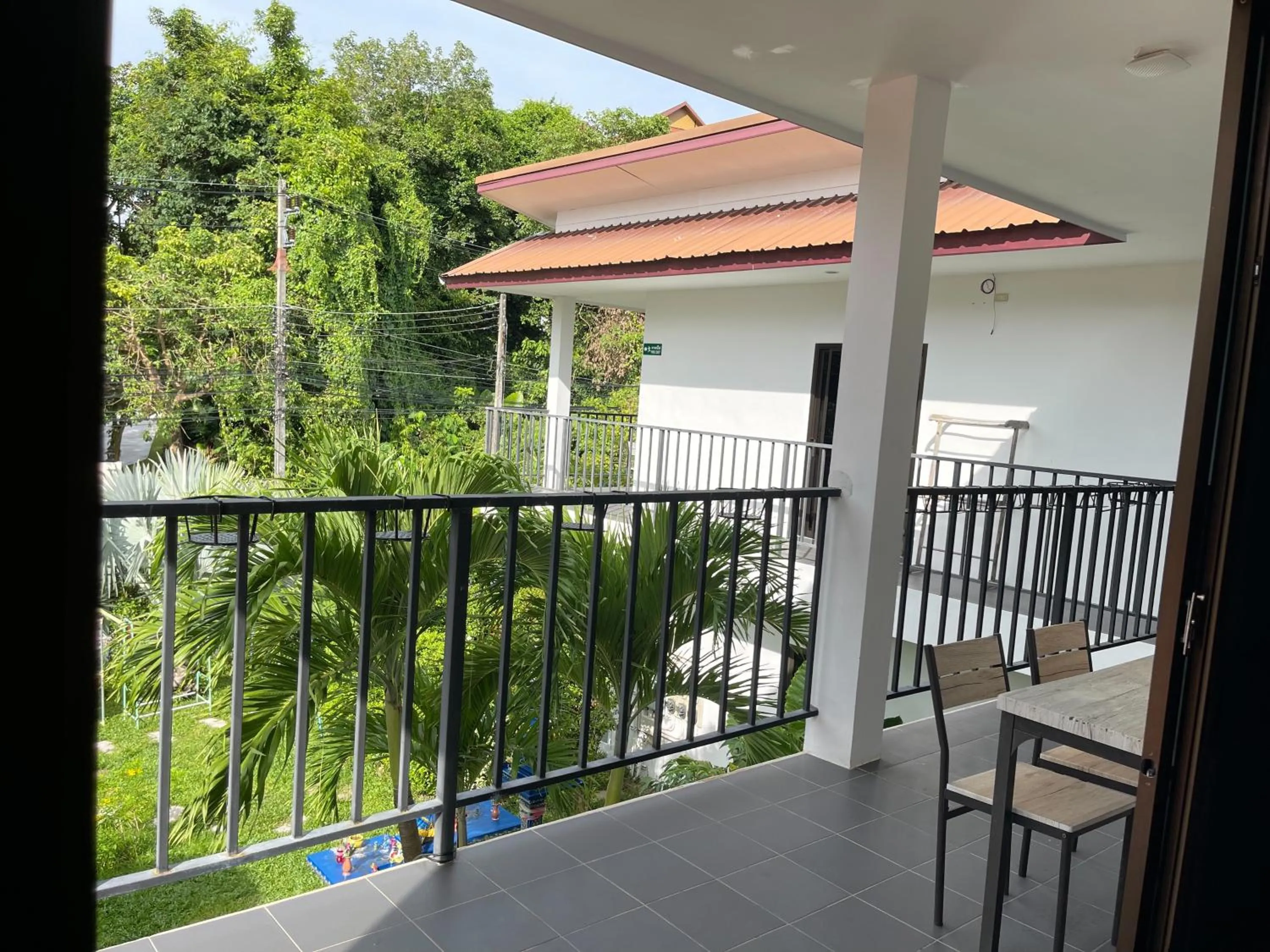 Balcony/Terrace in Lotus Bleu Resort & Restaurant