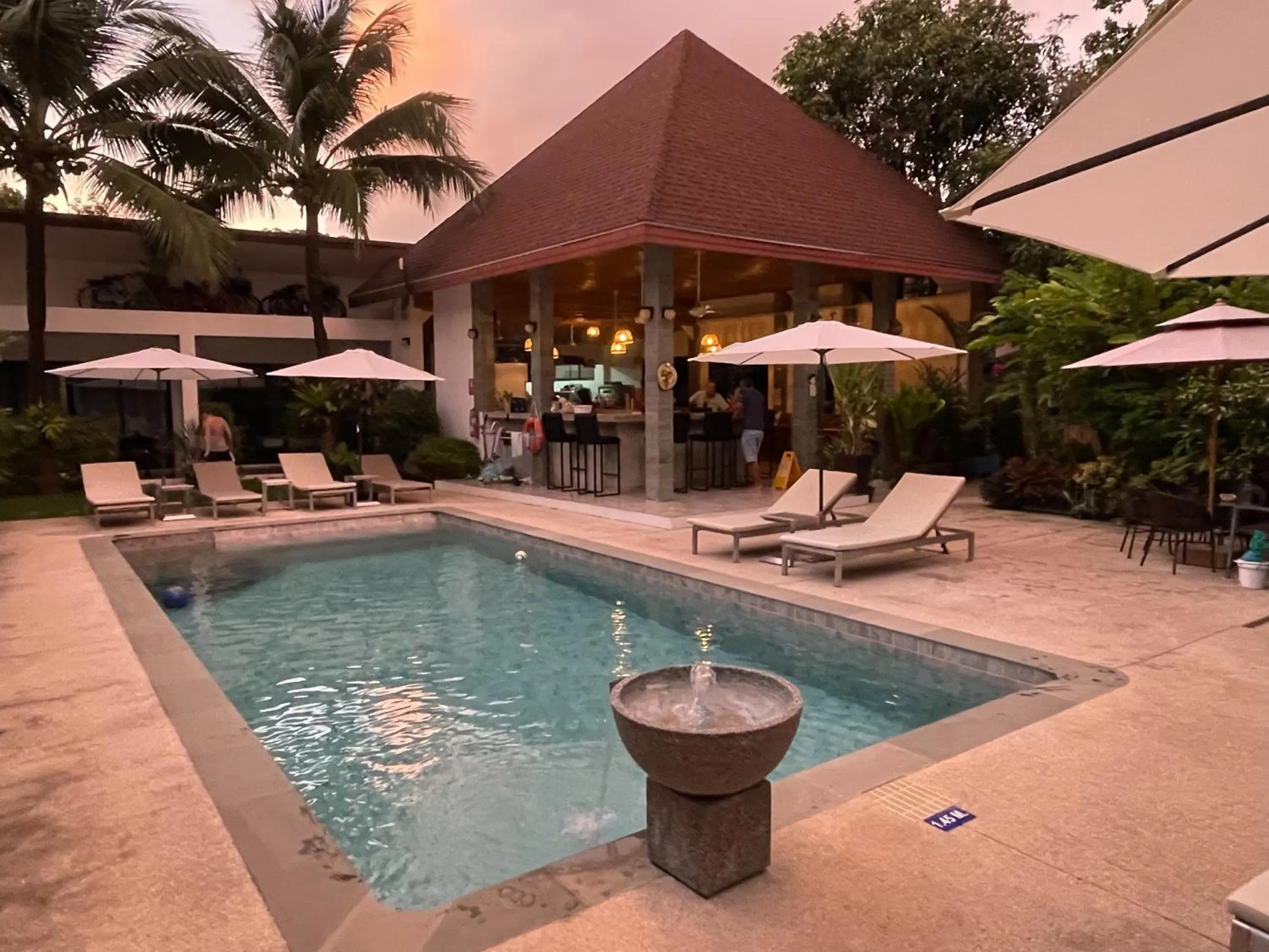 Lounge or bar in Lotus Bleu Resort & Restaurant