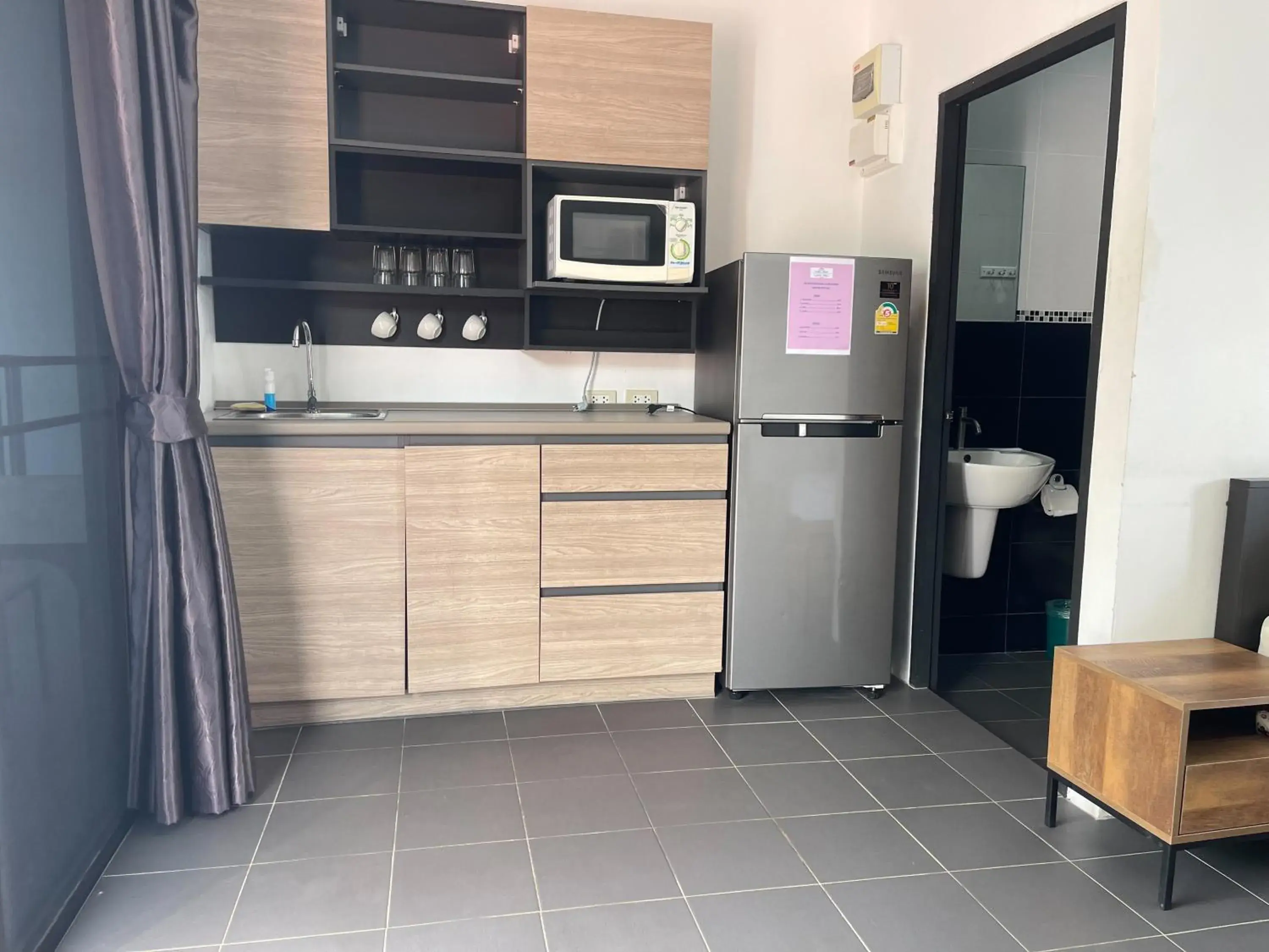 Kitchen or kitchenette in Lotus Bleu Resort & Restaurant Kitchen or kitchenette in Lotus Bleu Resort & Restaurant