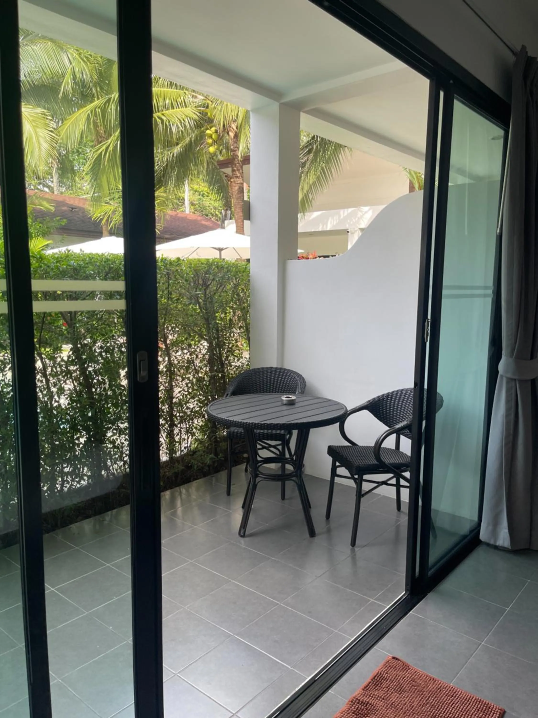 Balcony/Terrace in Lotus Bleu Resort & Restaurant