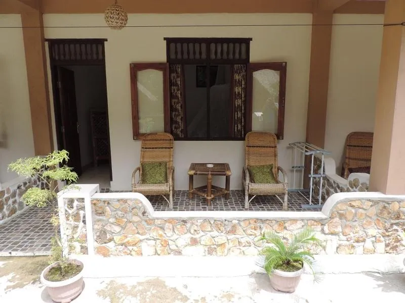 Balcony/Terrace in Riverside Guesthouse and Treks