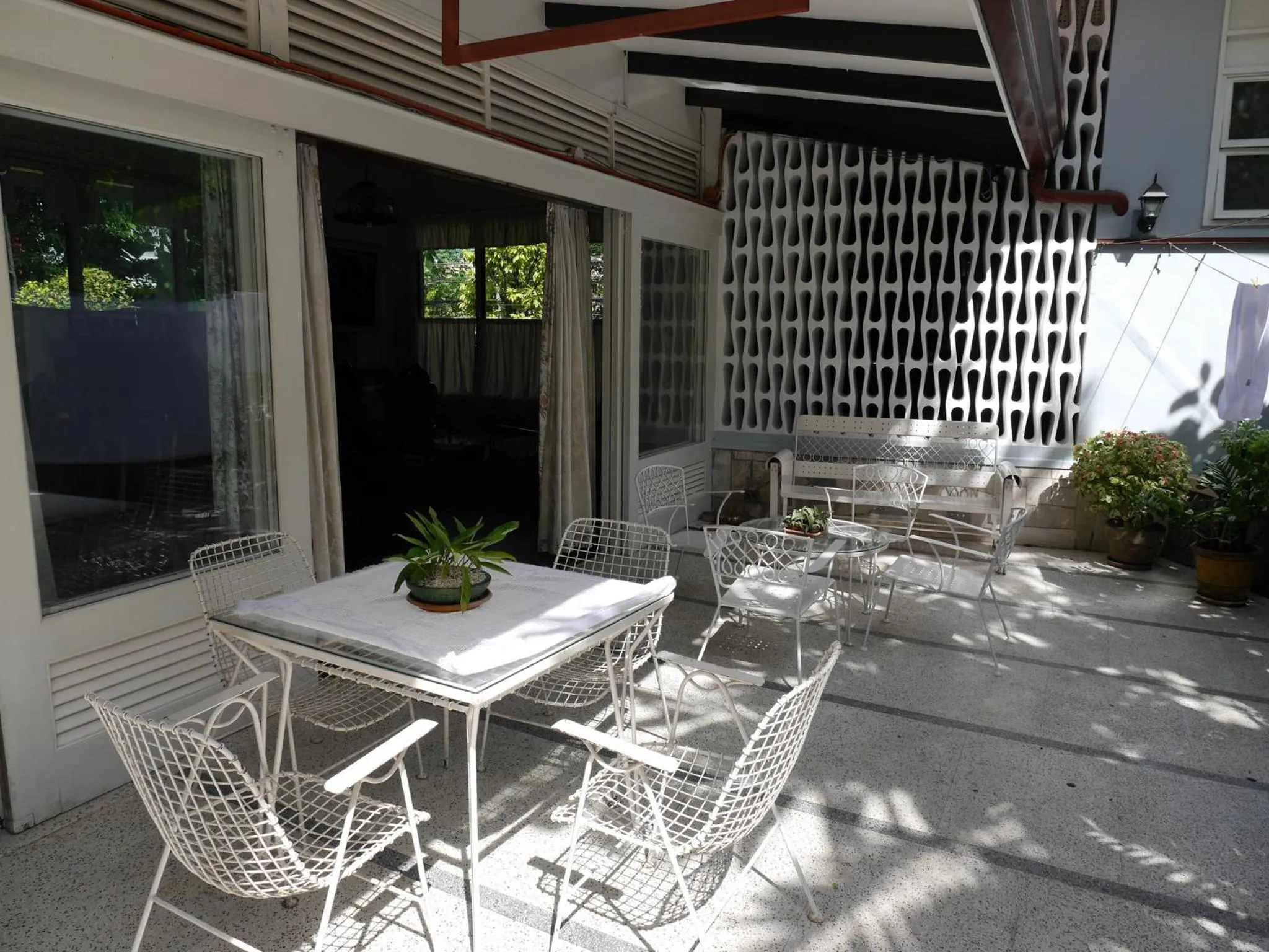 Patio in New Manila Suites