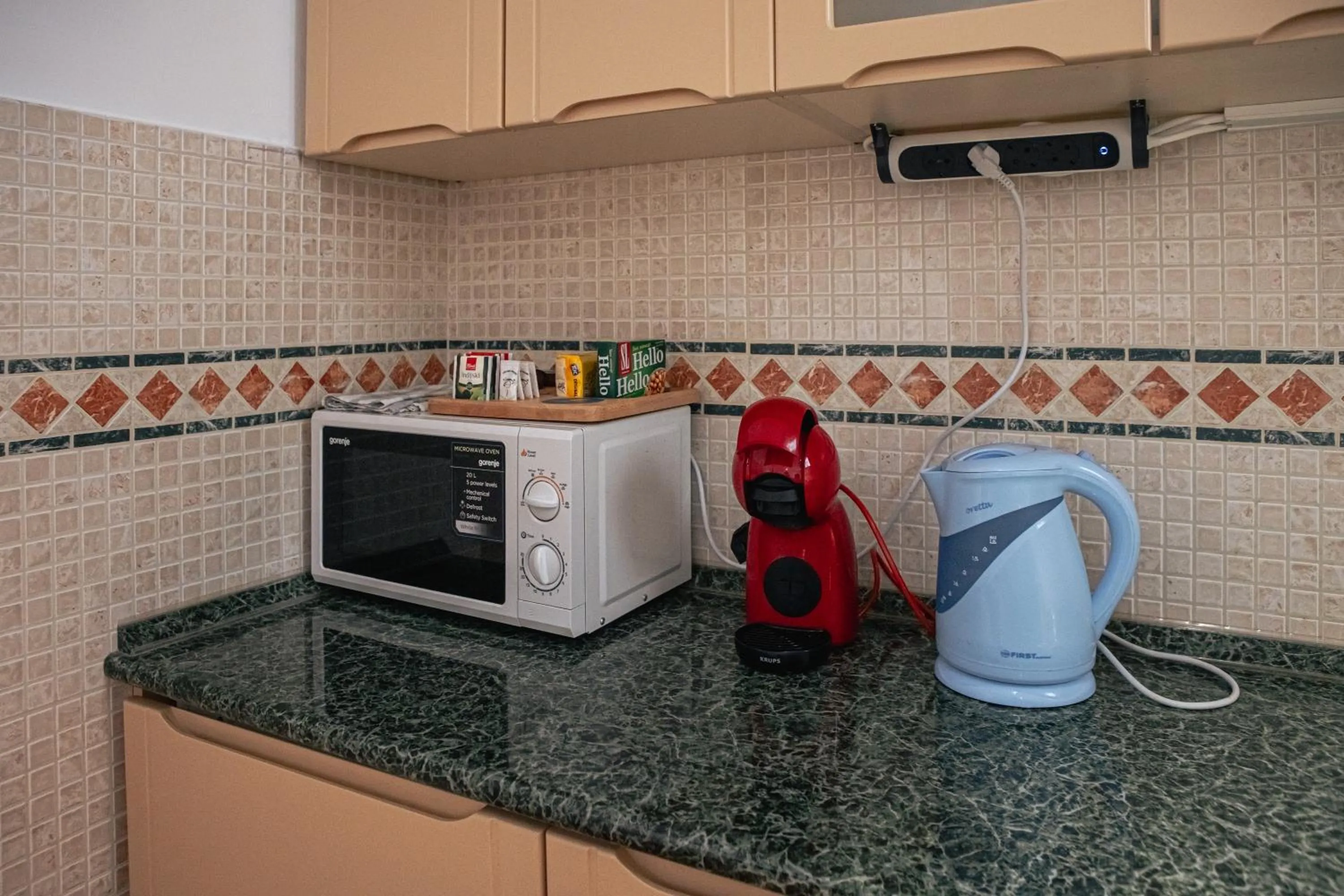 Kitchen or kitchenette in Apart-hotel Villa Lav