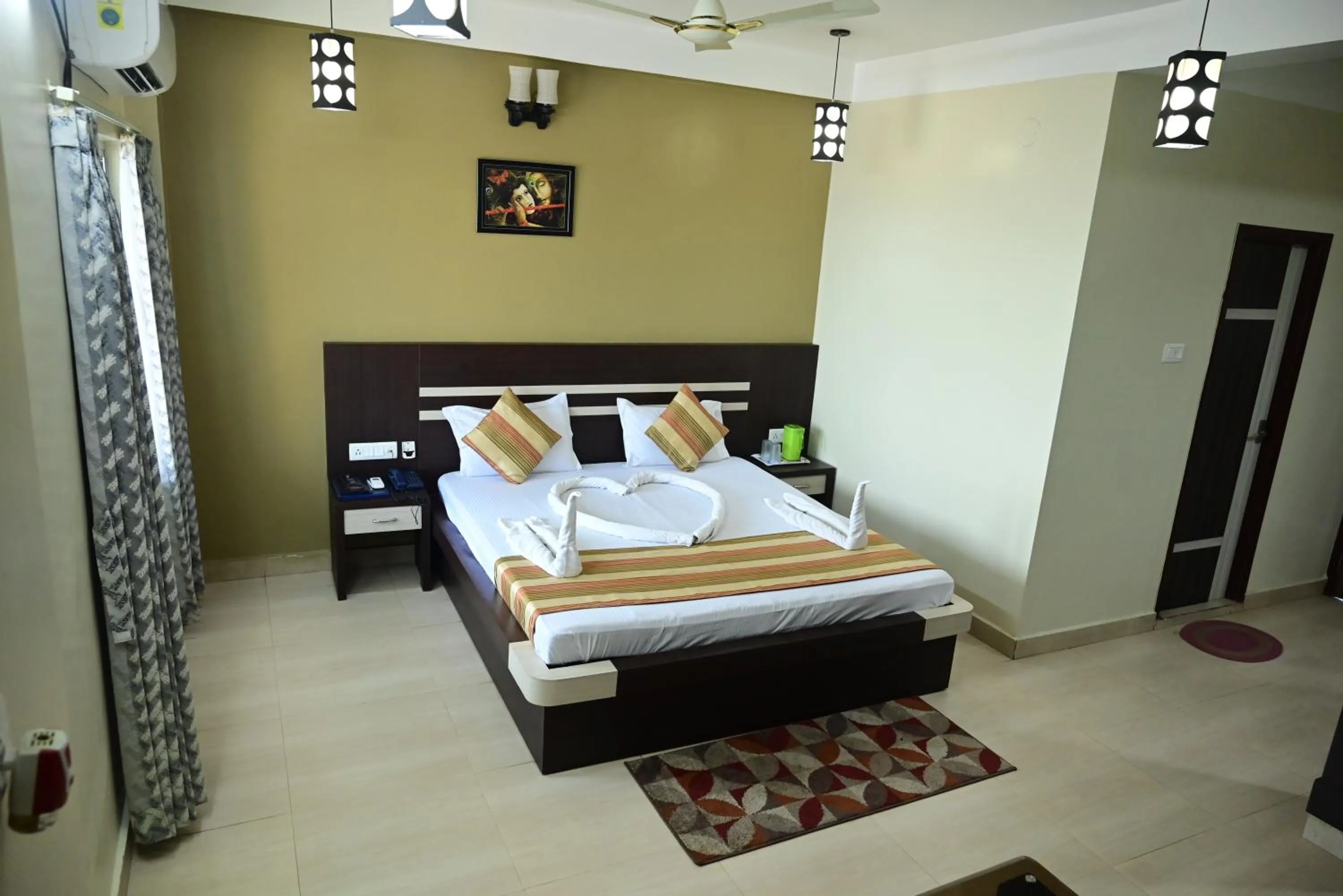 Bed in Aqua Marina Drive Inn