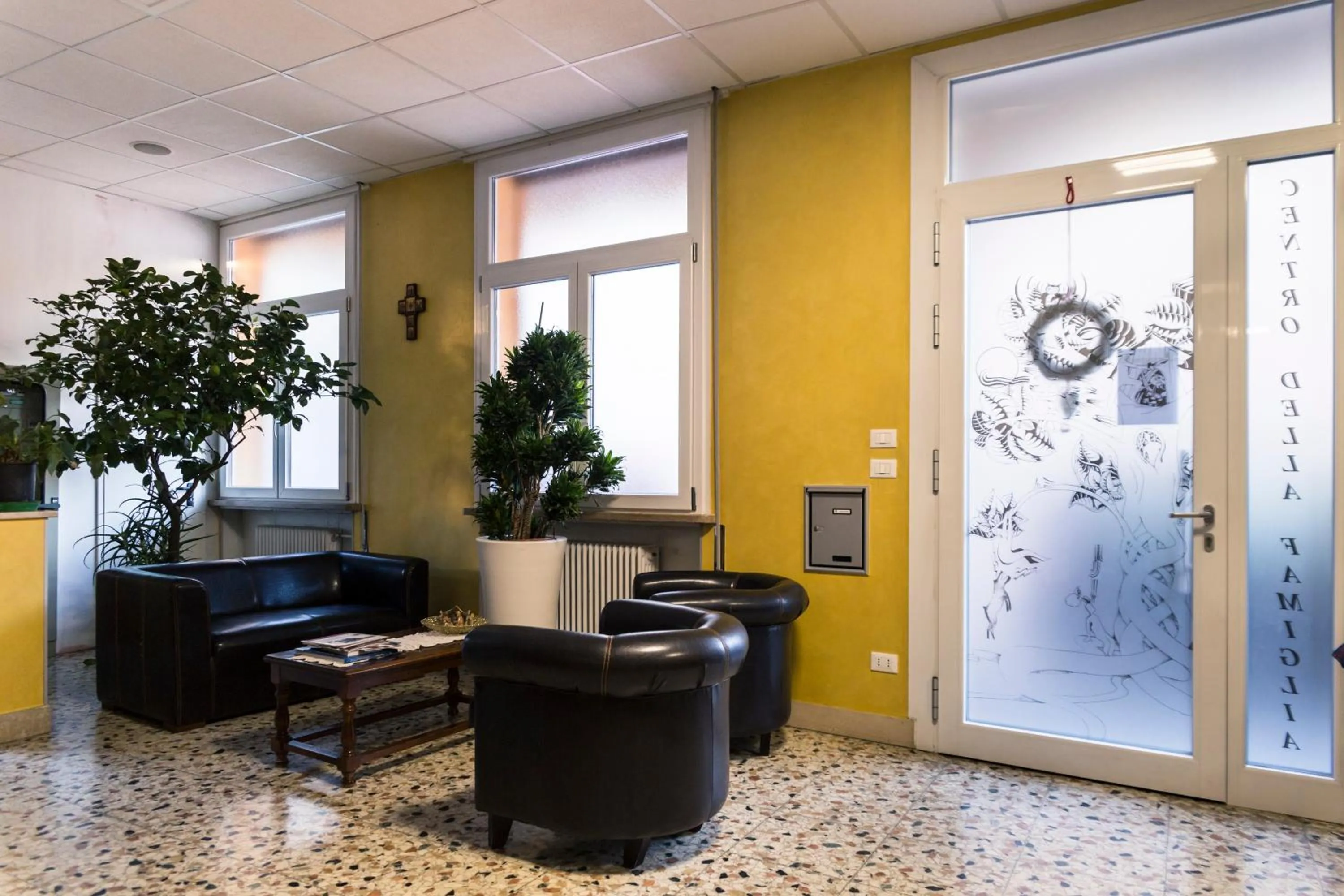 Lobby or reception in B&B Centro della Famiglia