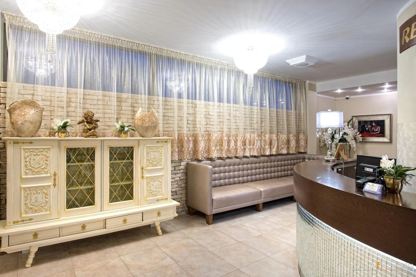 Lobby or reception in Hotel Lord Krosno