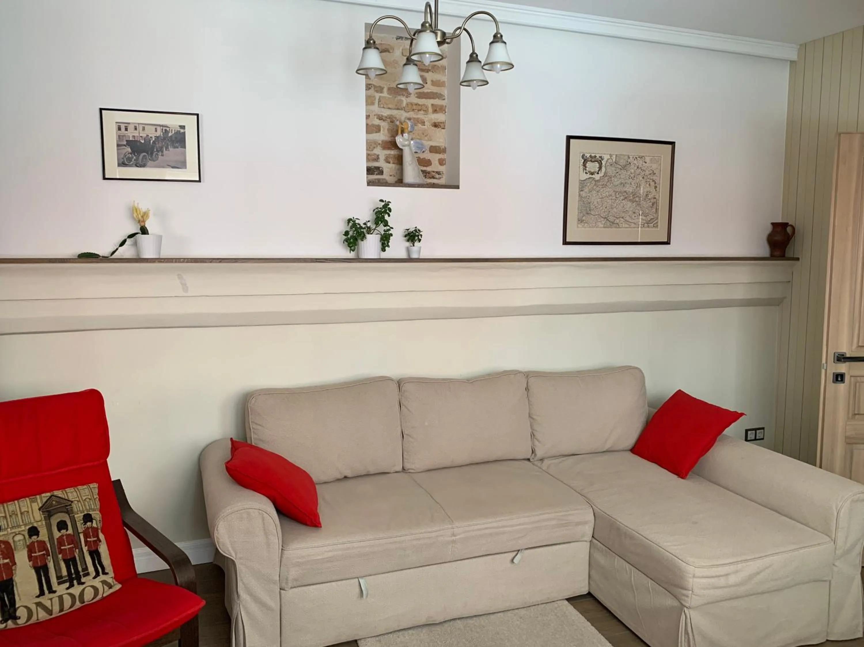 Living room in Very Vilnius Pilies street